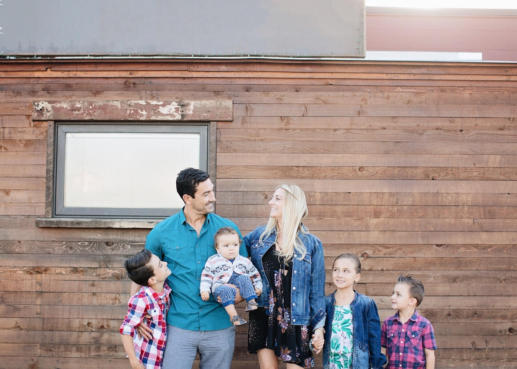 family outdoors