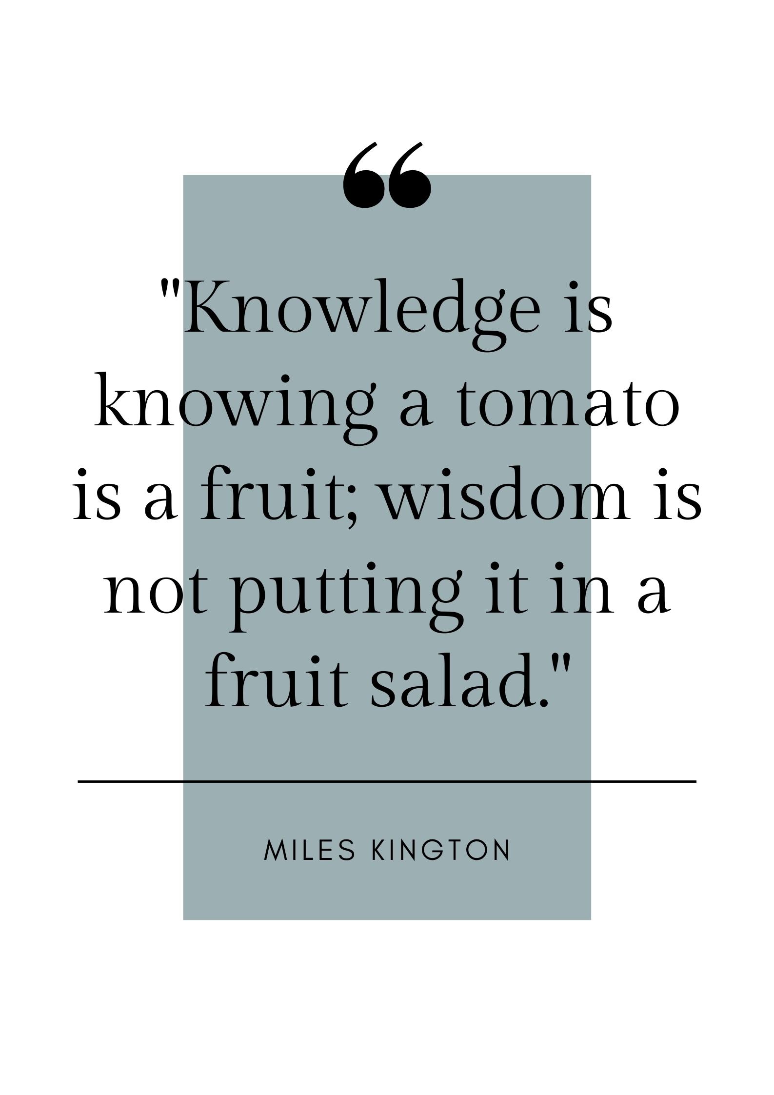 funny quote about knowledge