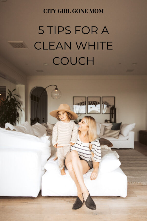 5 Tips On How to Clean a White Couch City Girl Gone Mom