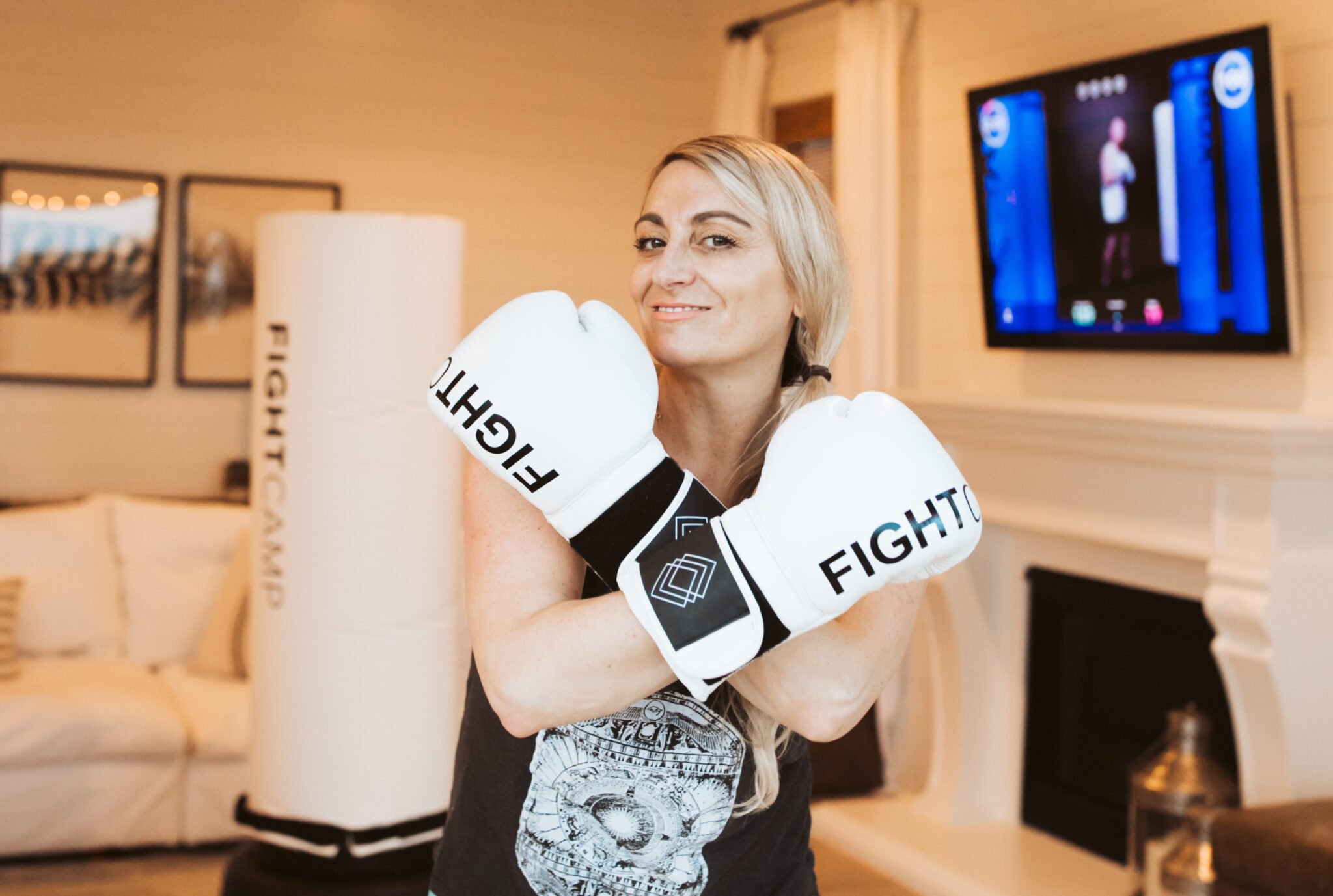 woman boxing