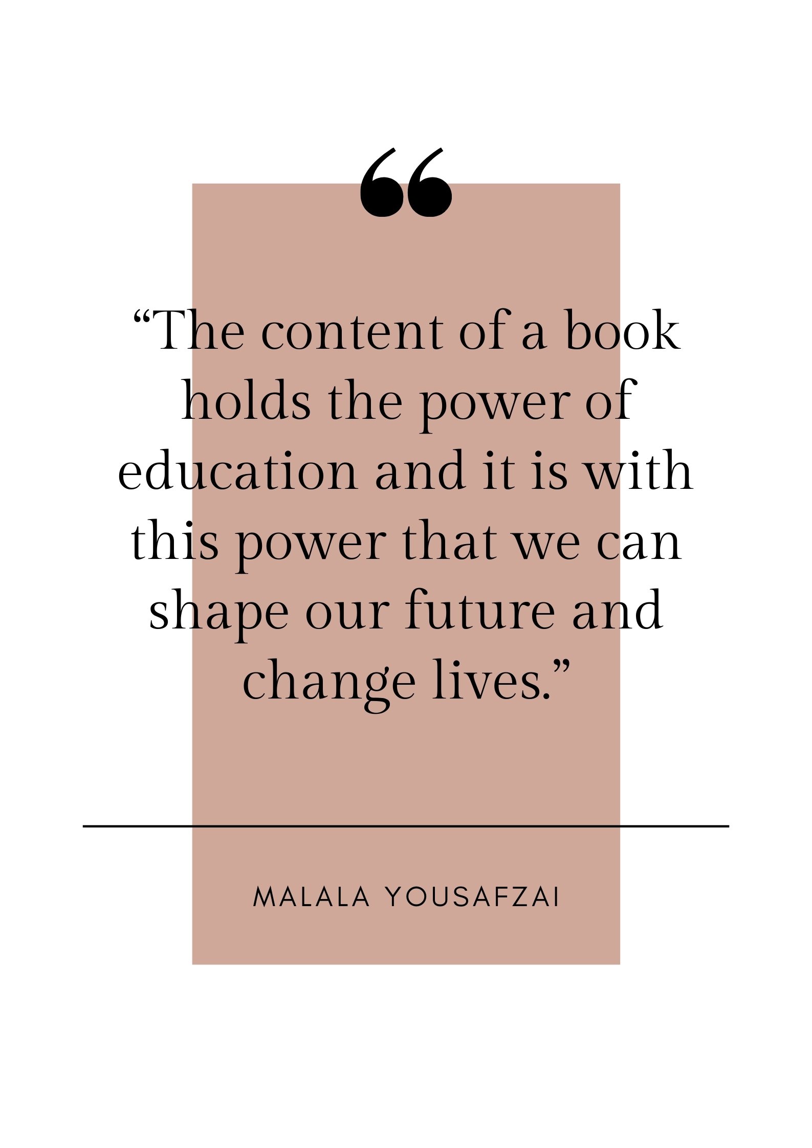 malala yousafzai education quote