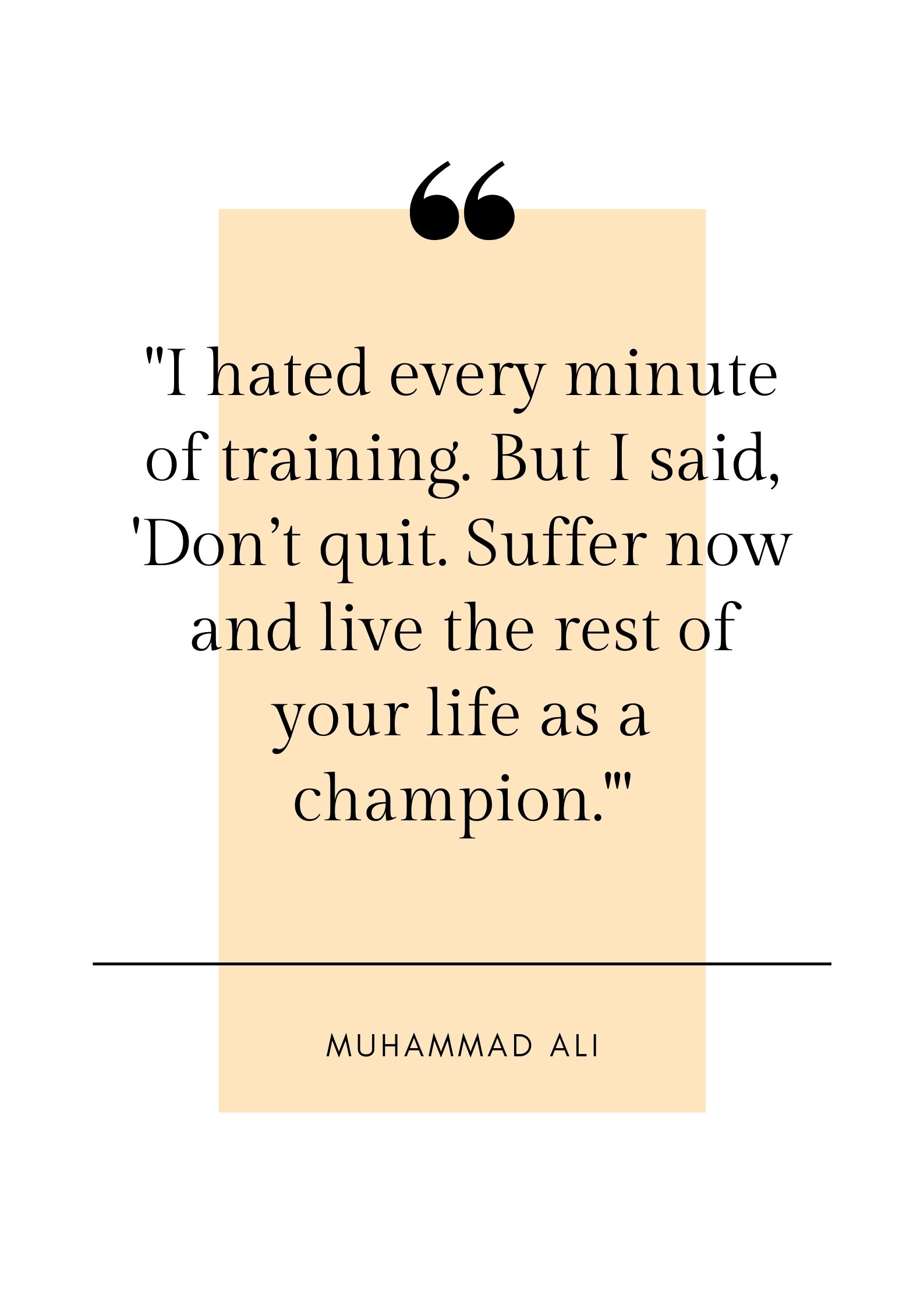 Muhammad Ali quote