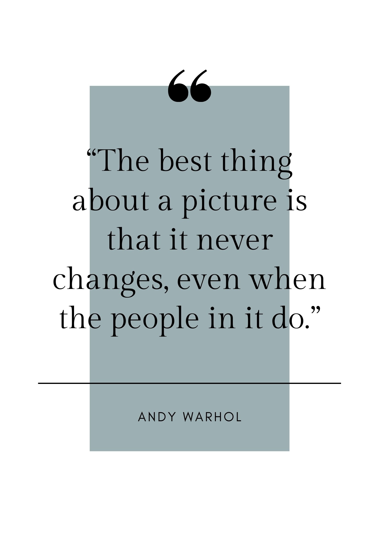 andy warhol quote