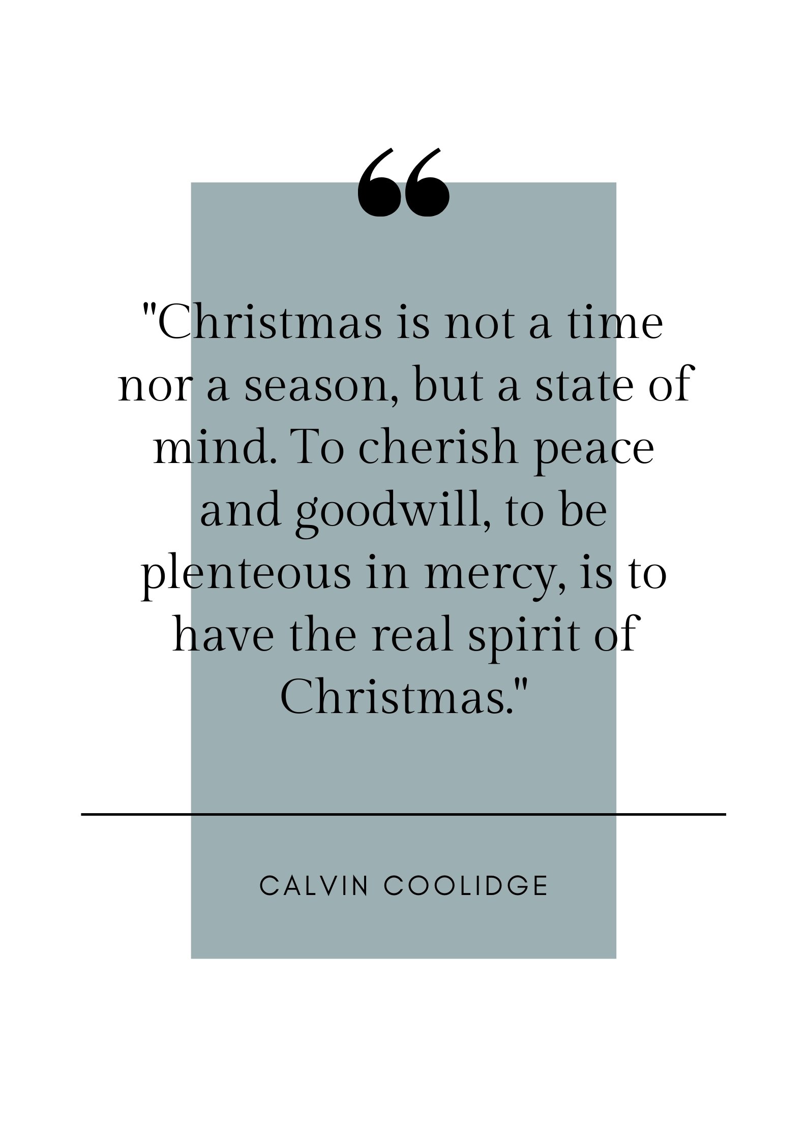 calvin coolidge christmas quote