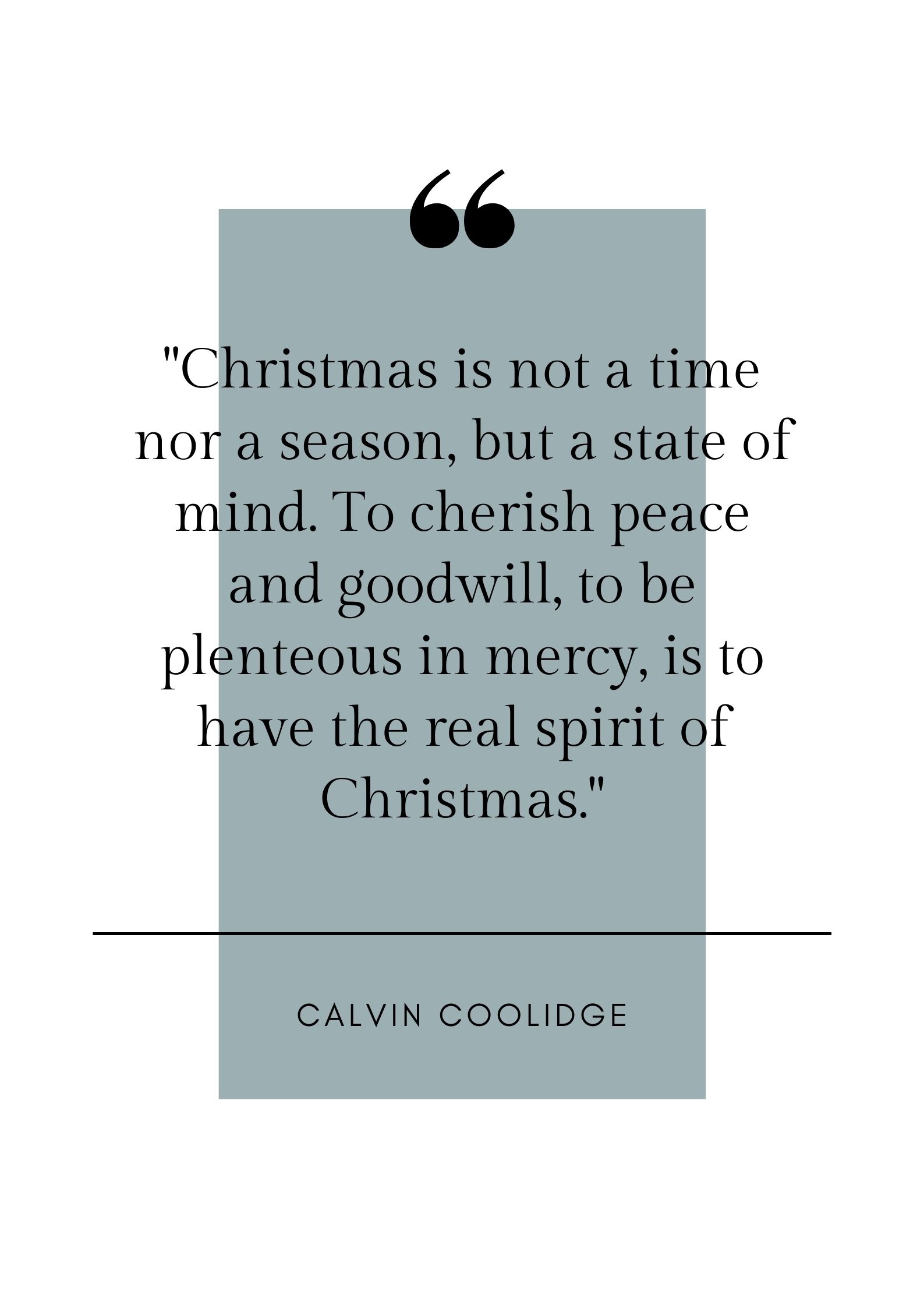 calvin coolidge christmas quote