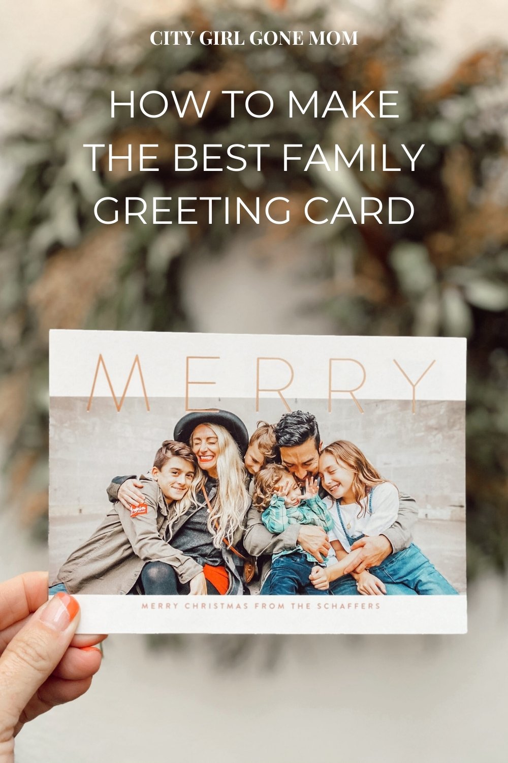 family greeting card