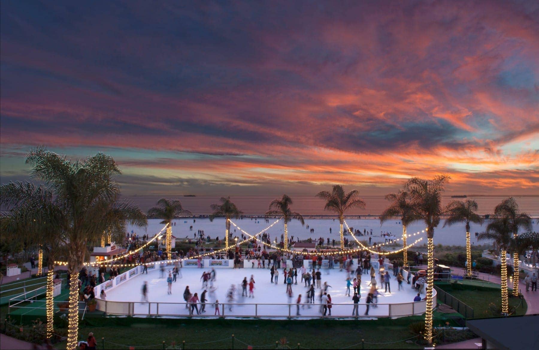 ice rink by the sea