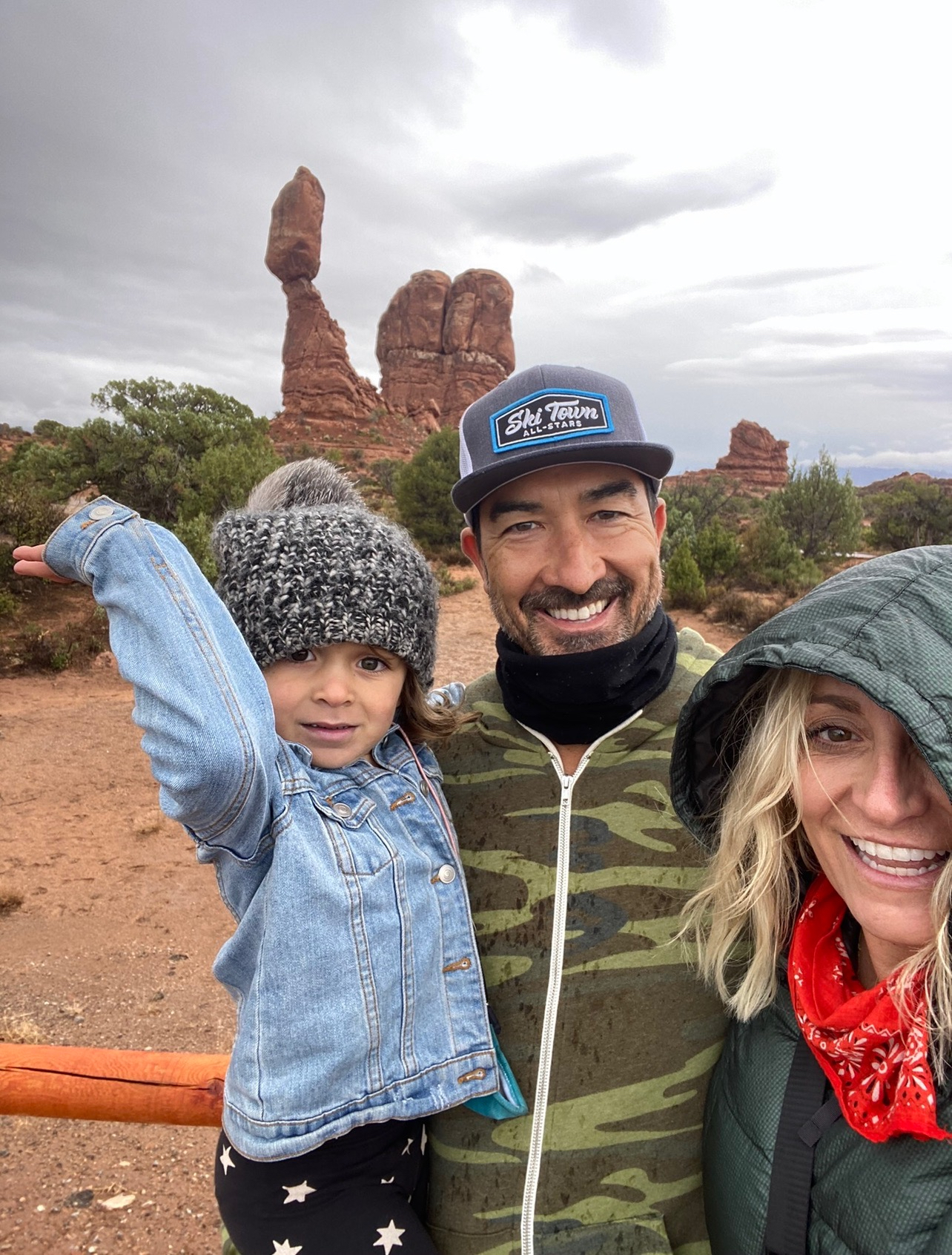 family hiking