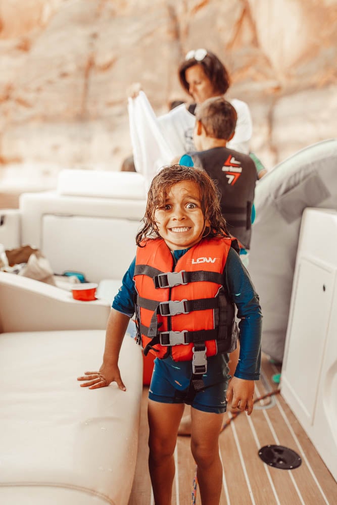 boy in lifejacket