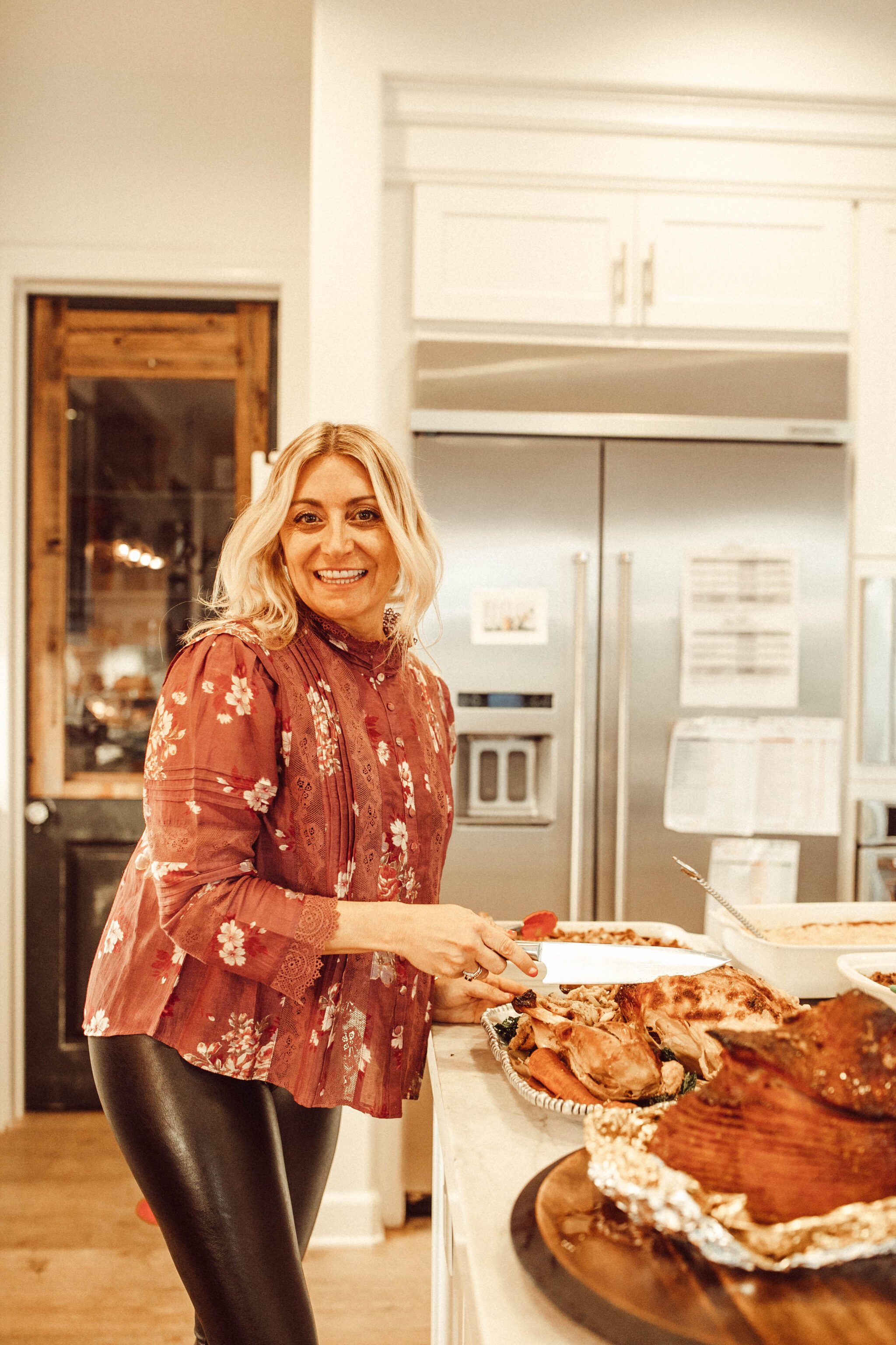 mom cooking dinner