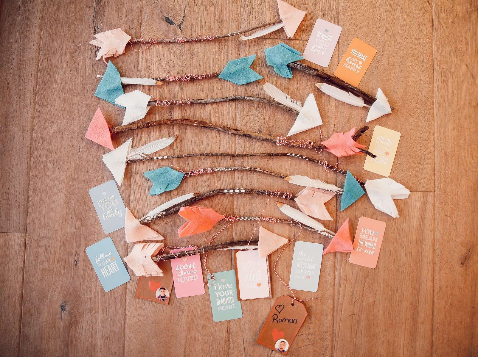 valentine's day arrow crafts