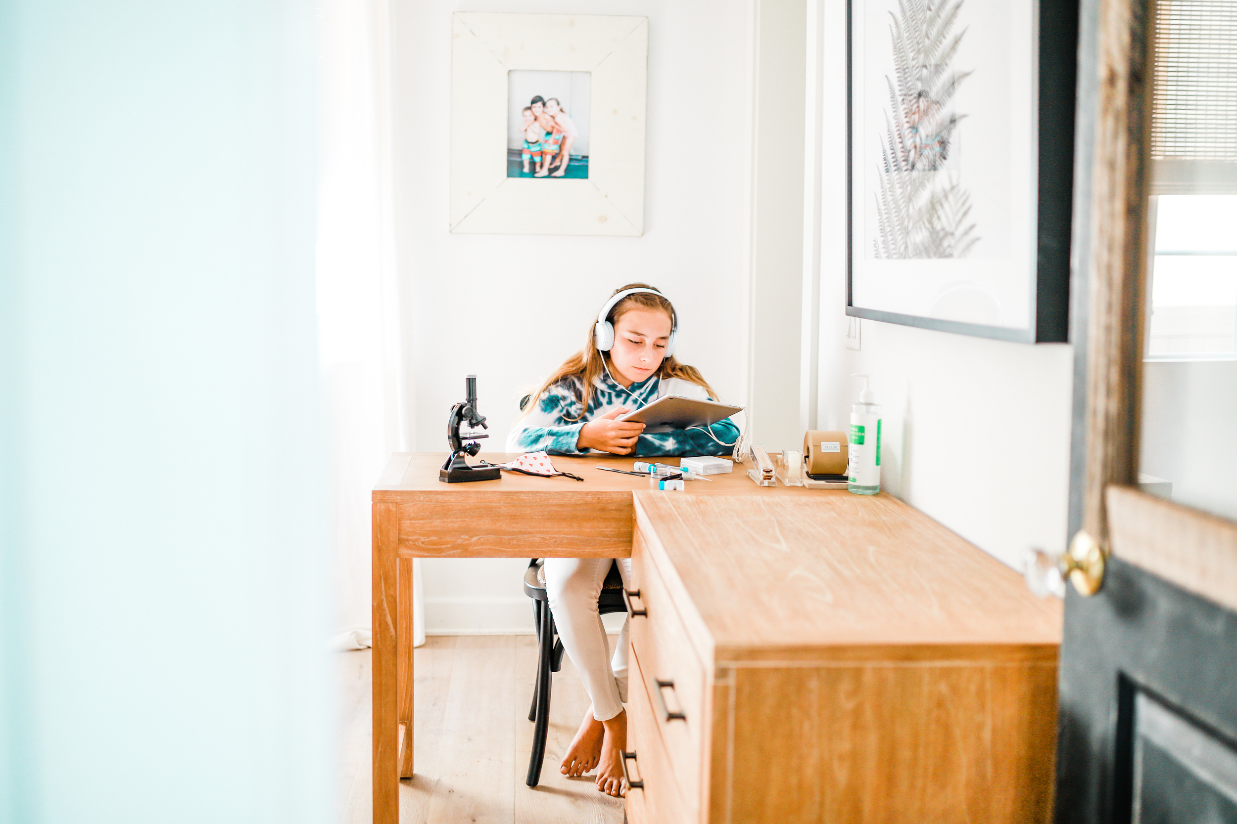 girl studying