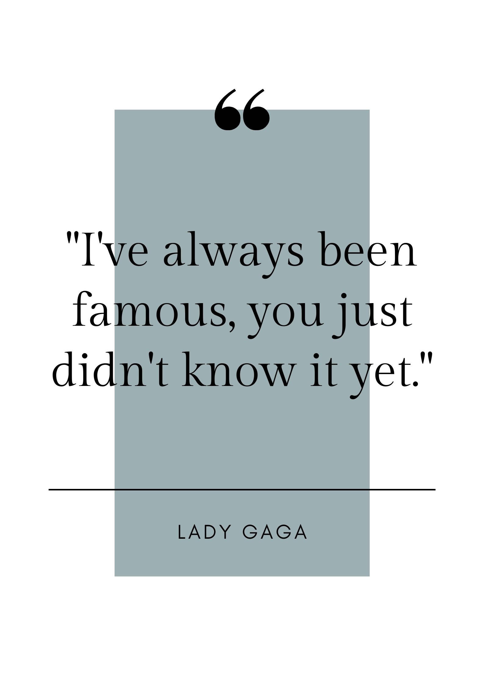 lady gaga quote