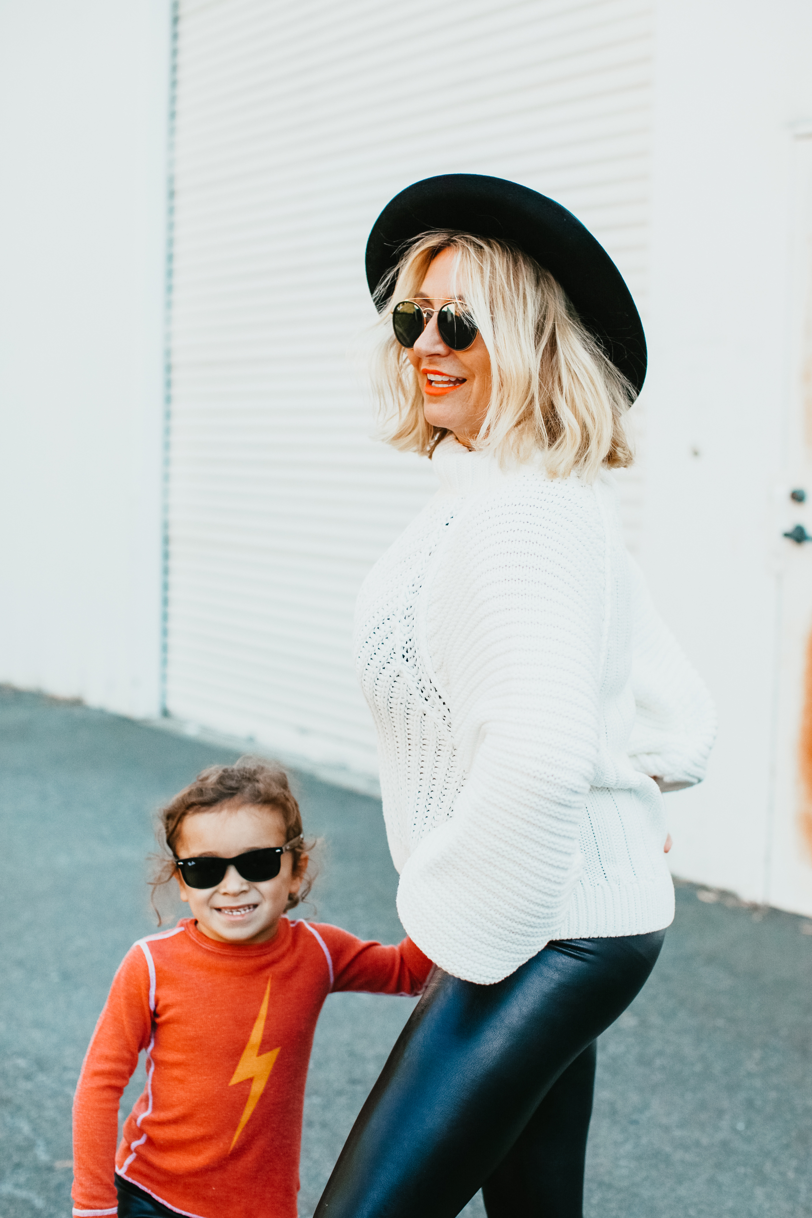 fashion mom and kid