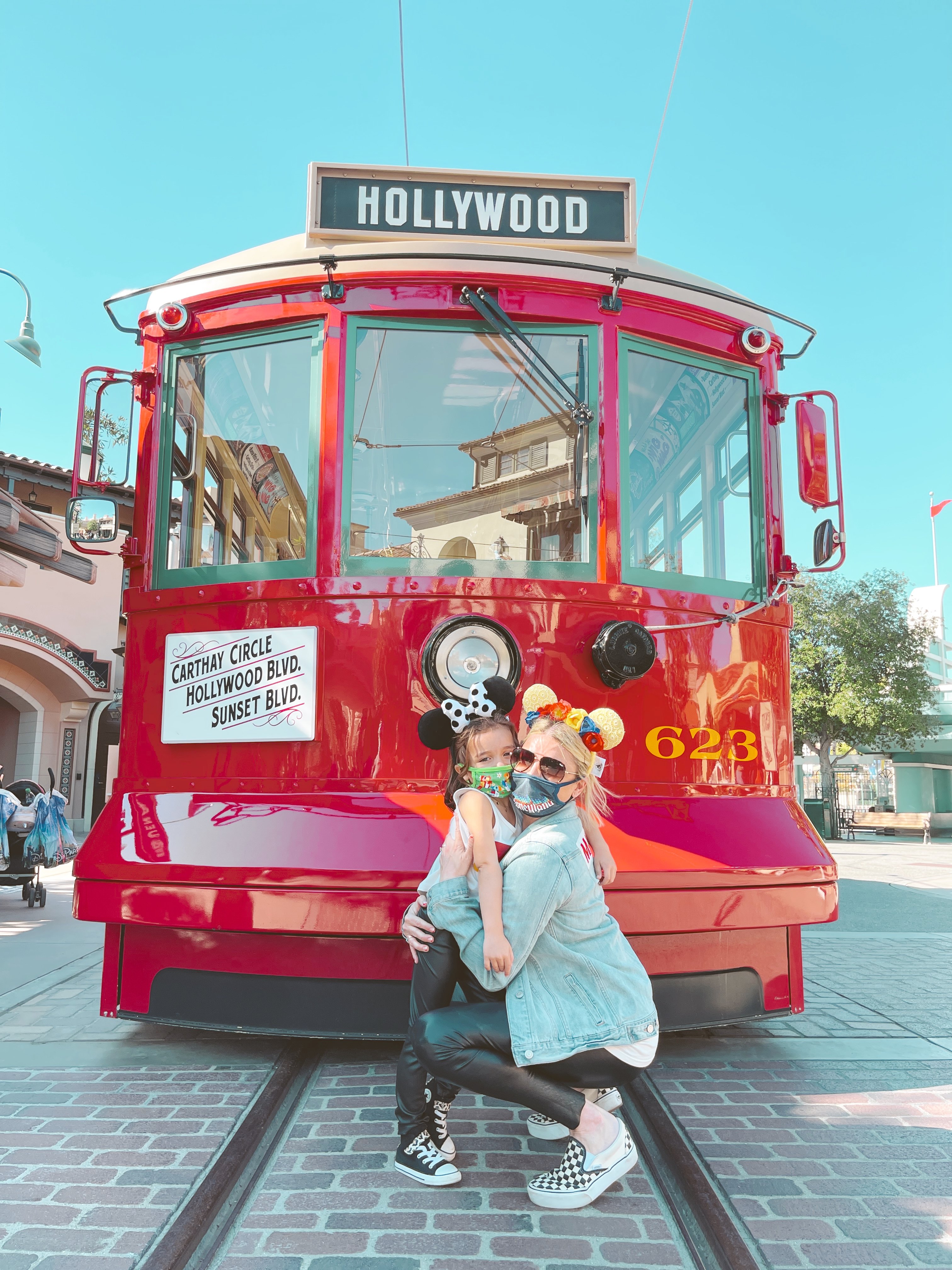 mom and kid at disney