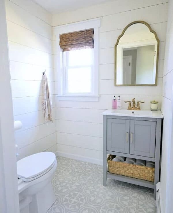 9 Farmhouse Bathrooms We're Obsessed With (2023) - City Girl Gone Mom