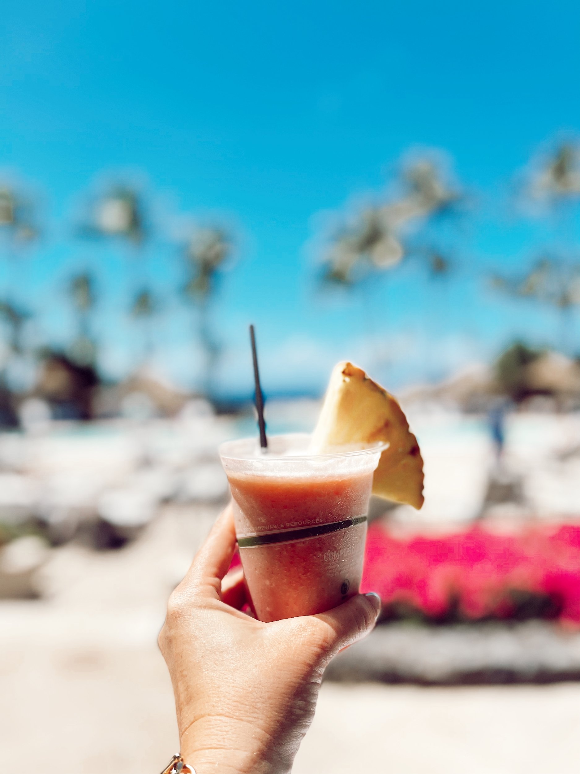 drink at the beach