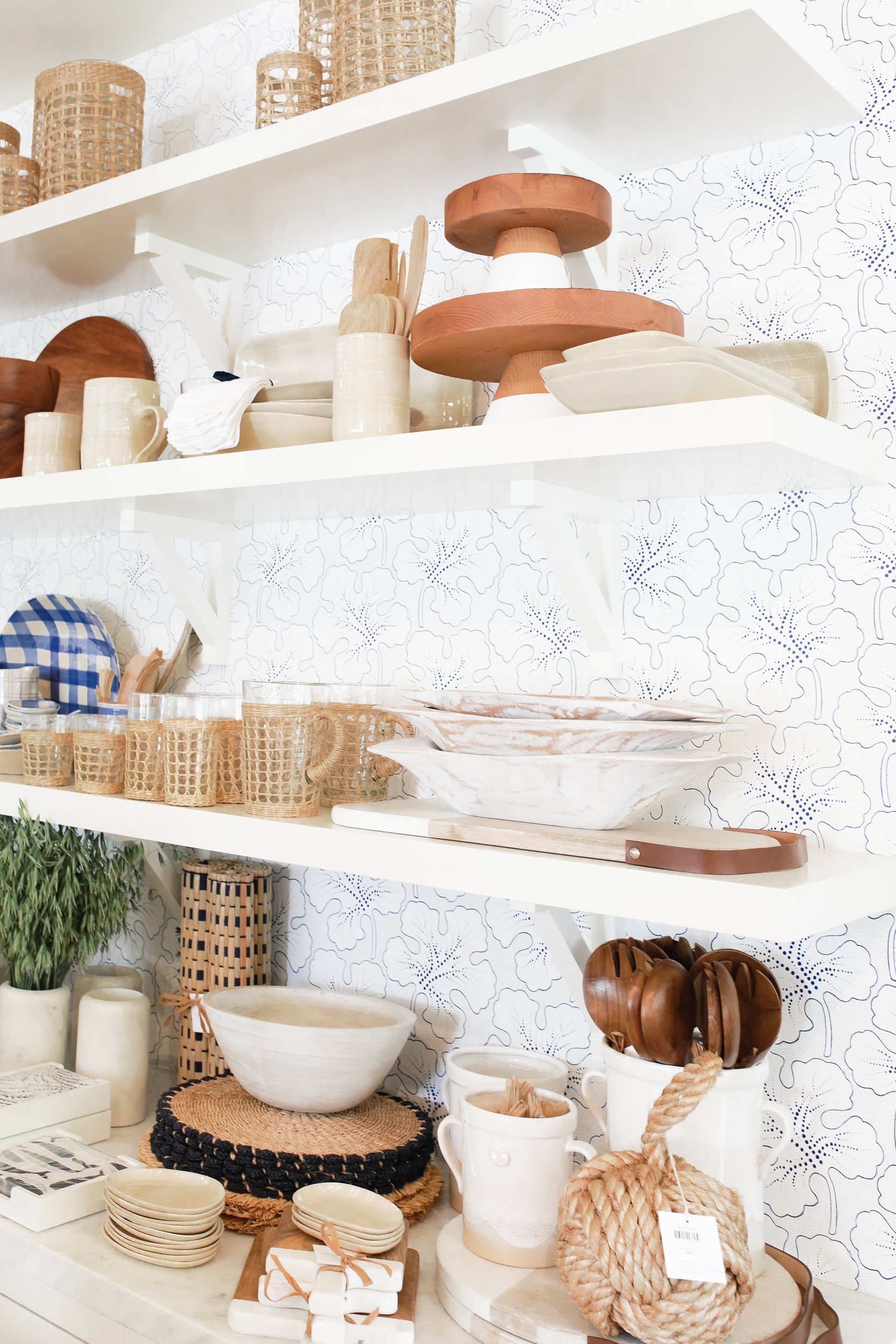 kitchen shelves