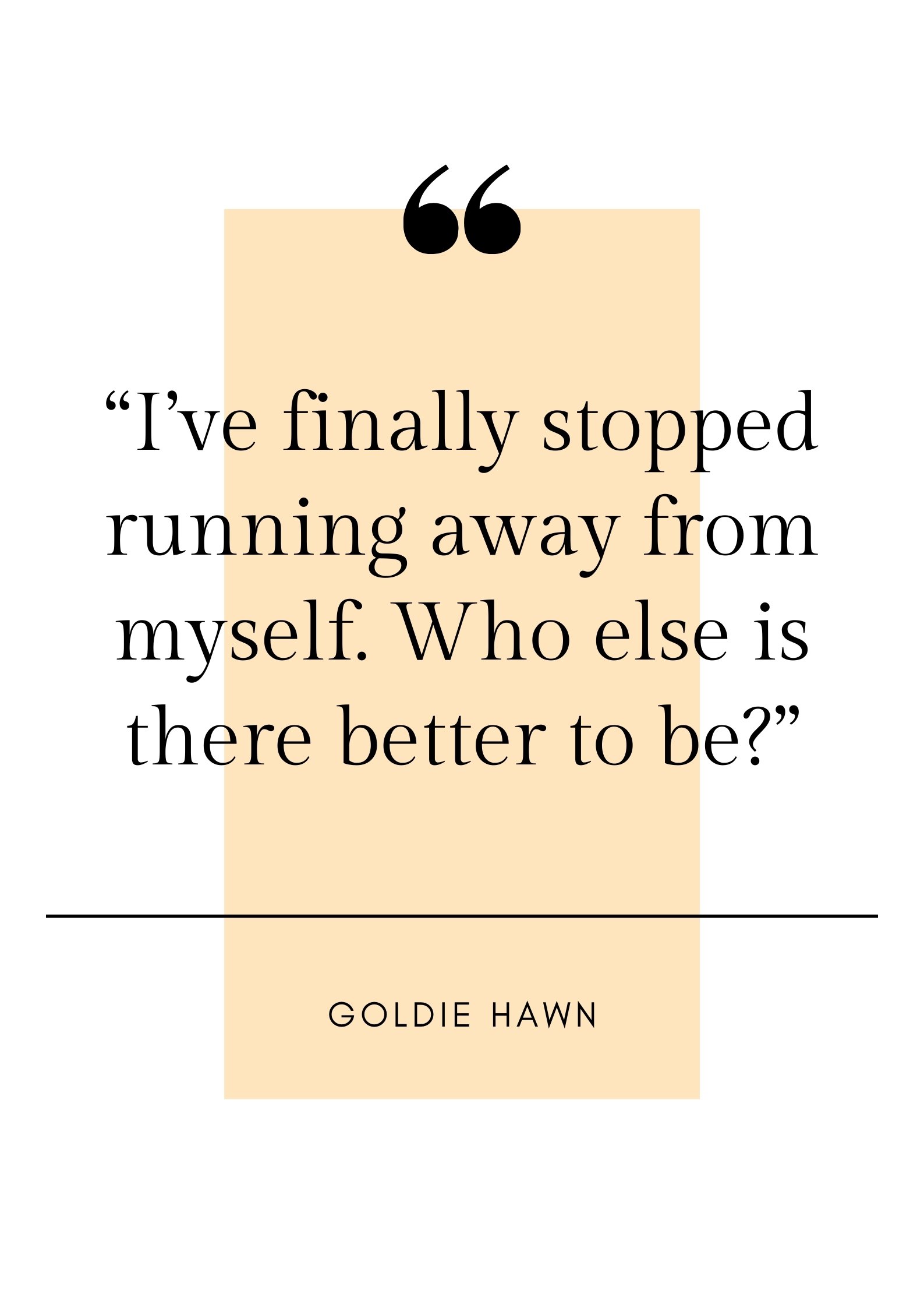 goldie hawn quote