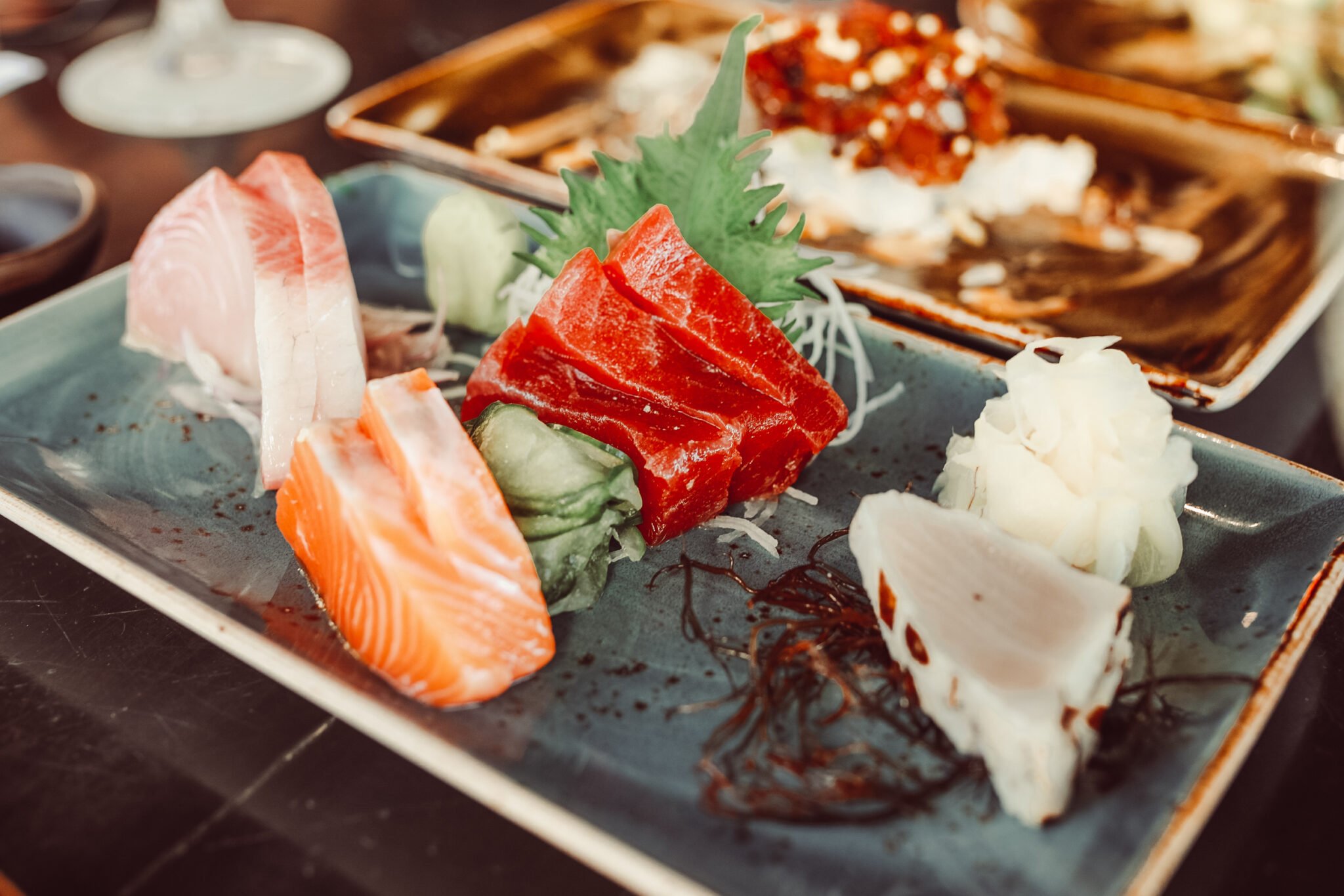 plate of sushi