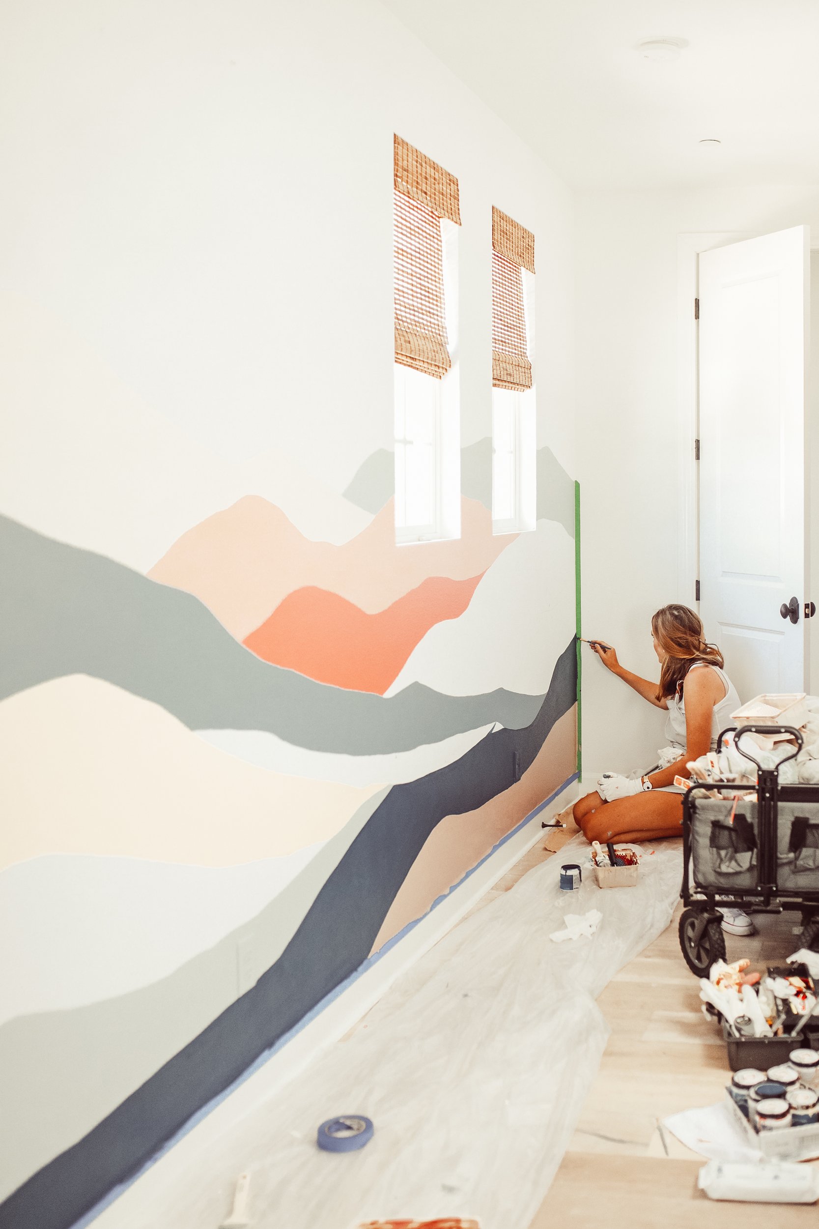 painting wall mural
