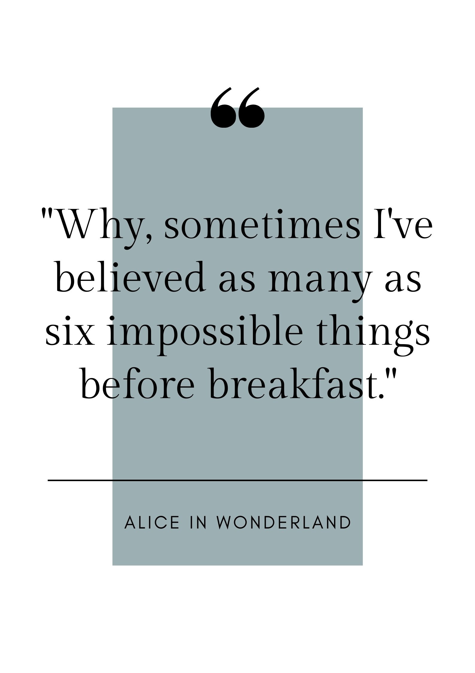 alice in wonderland quote