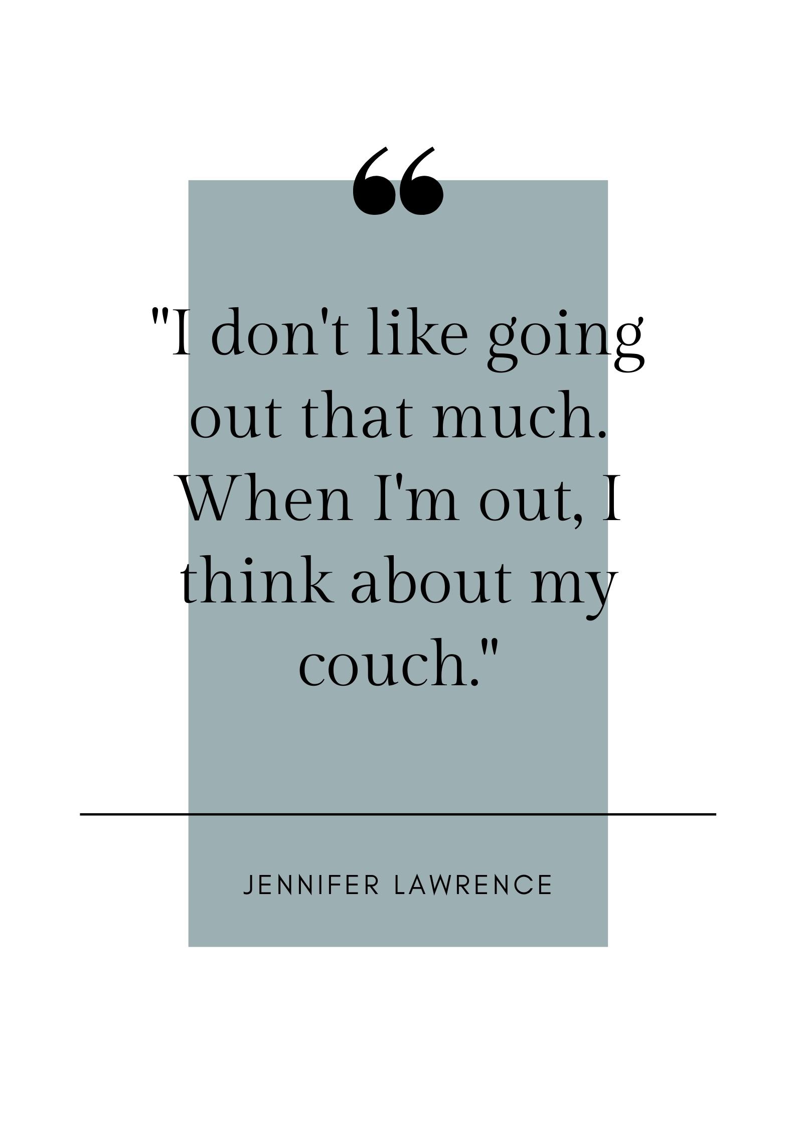 A funny quote about a couch.