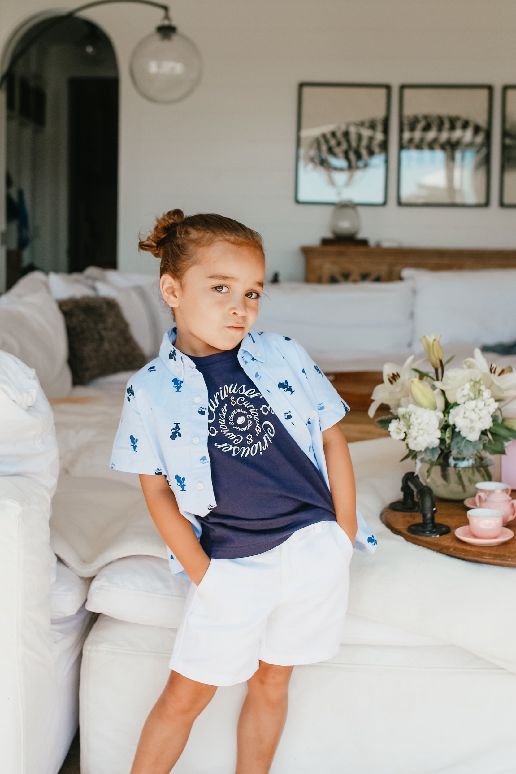 boy posing in fashion