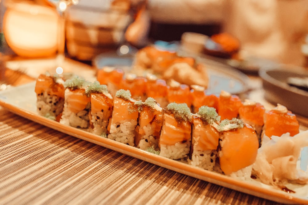 sushi platter