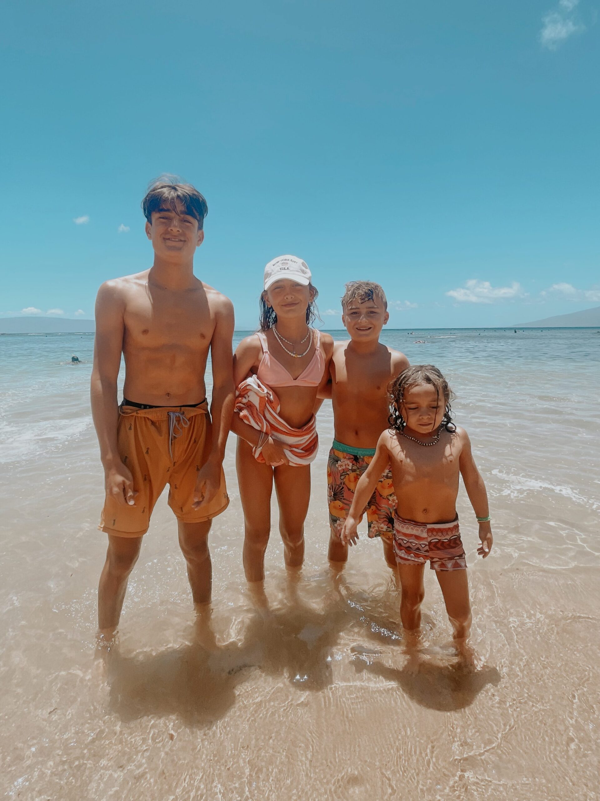 kids at the beach