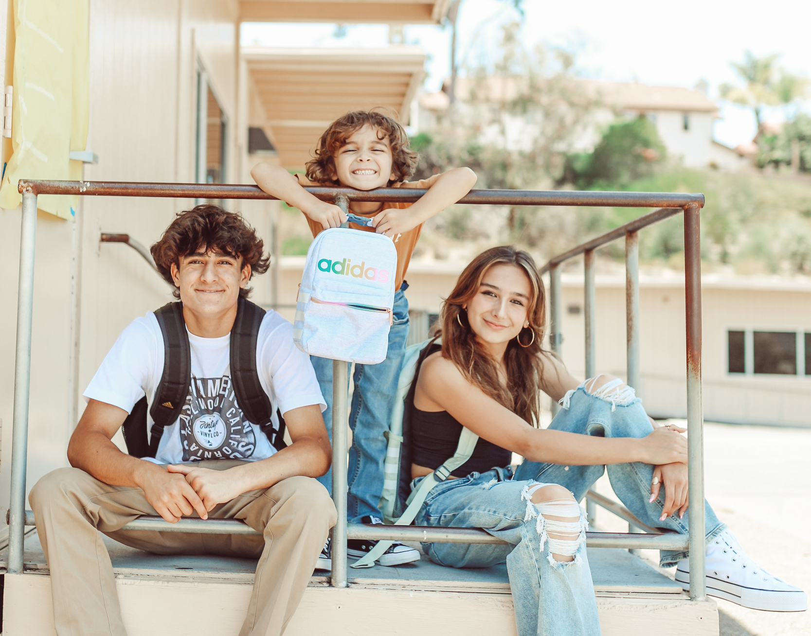 siblings together at school