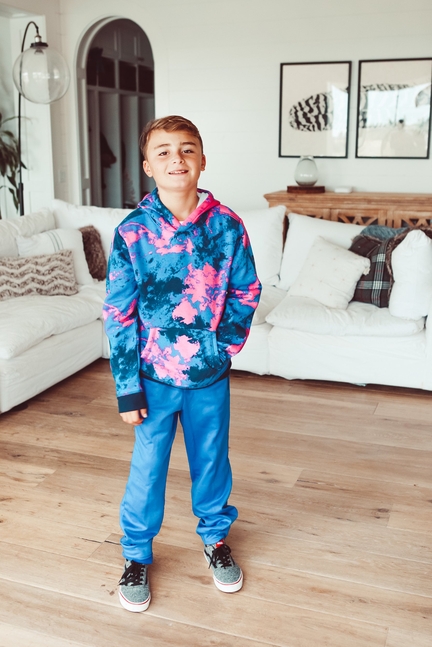 boy in living room