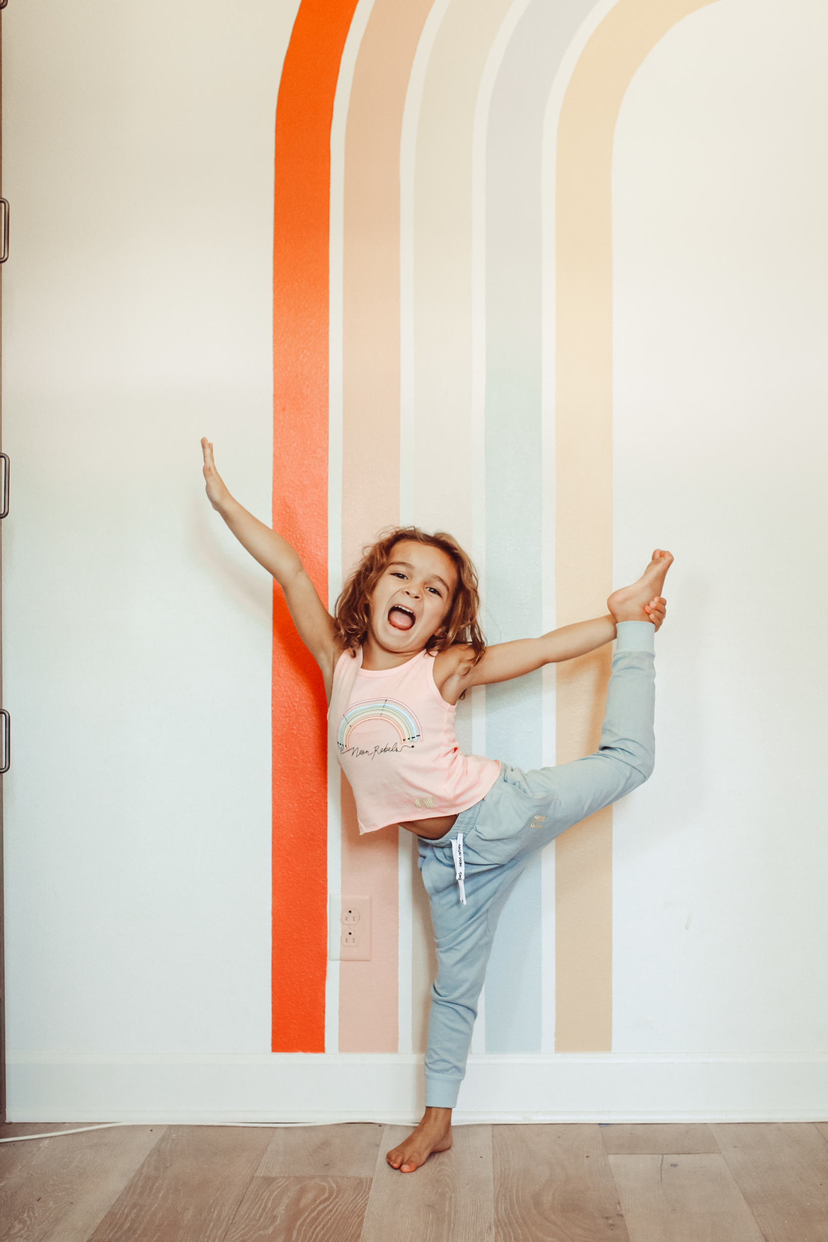 boy doing ballet pose