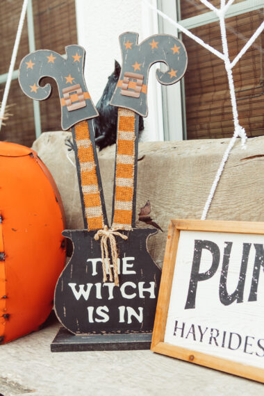 How I Decorated My Outdoor Space for Halloween - City Girl Gone Mom