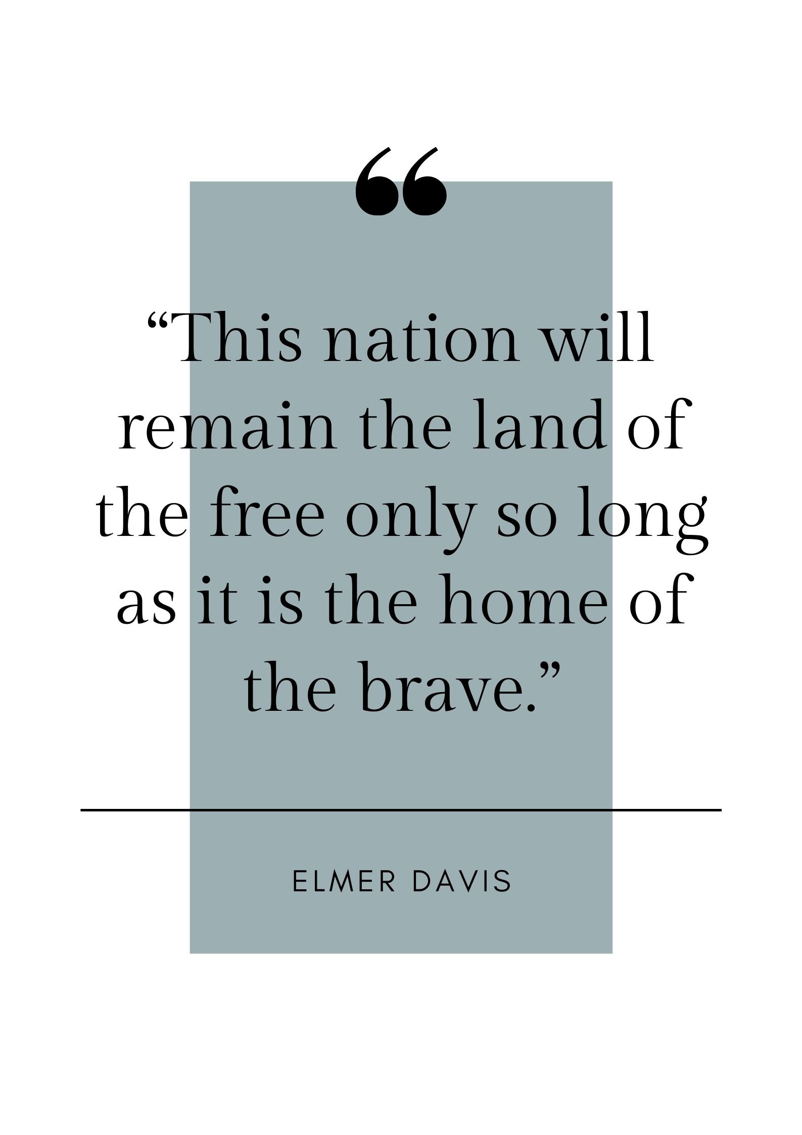 elmer davis quote