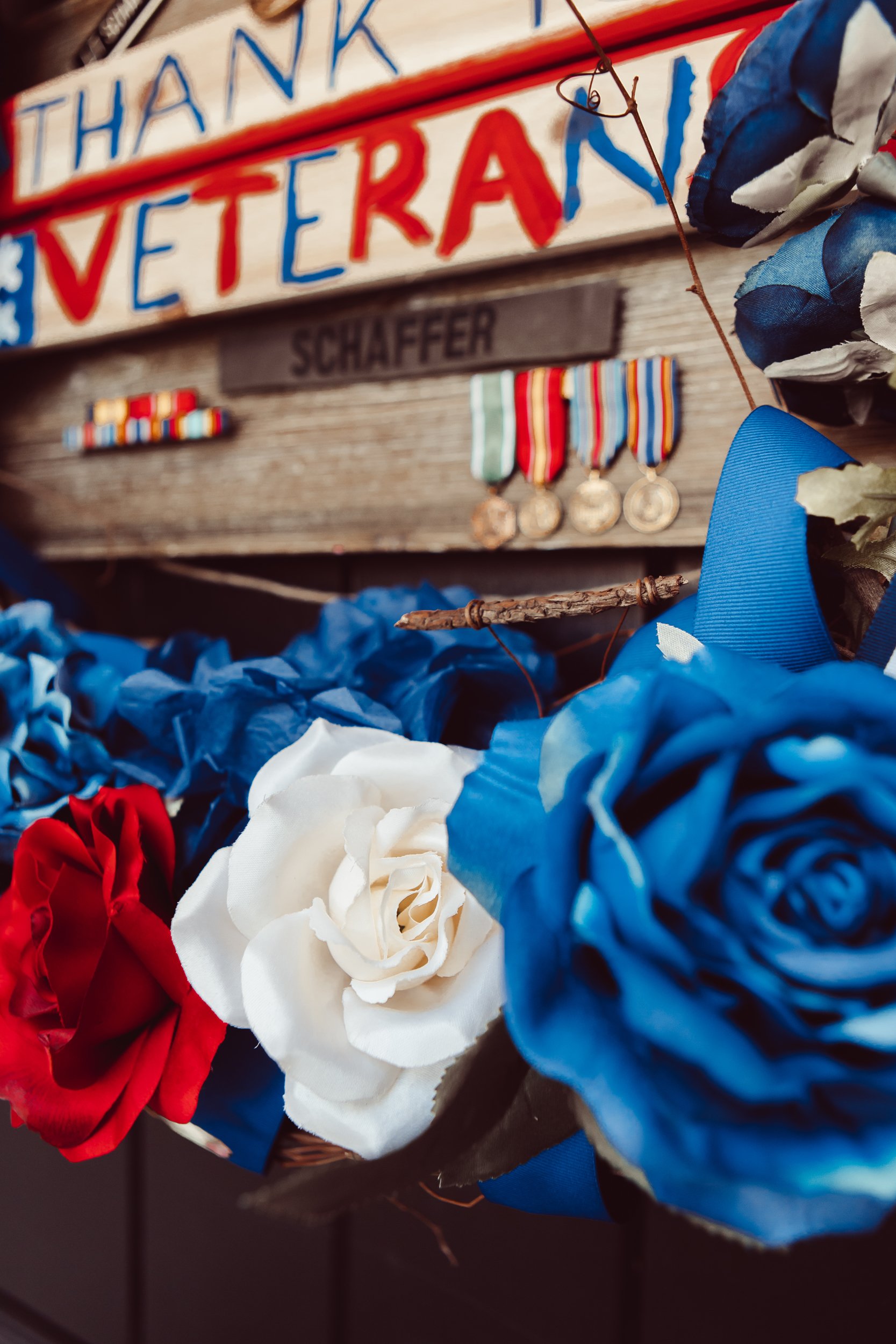 veterans day wreath