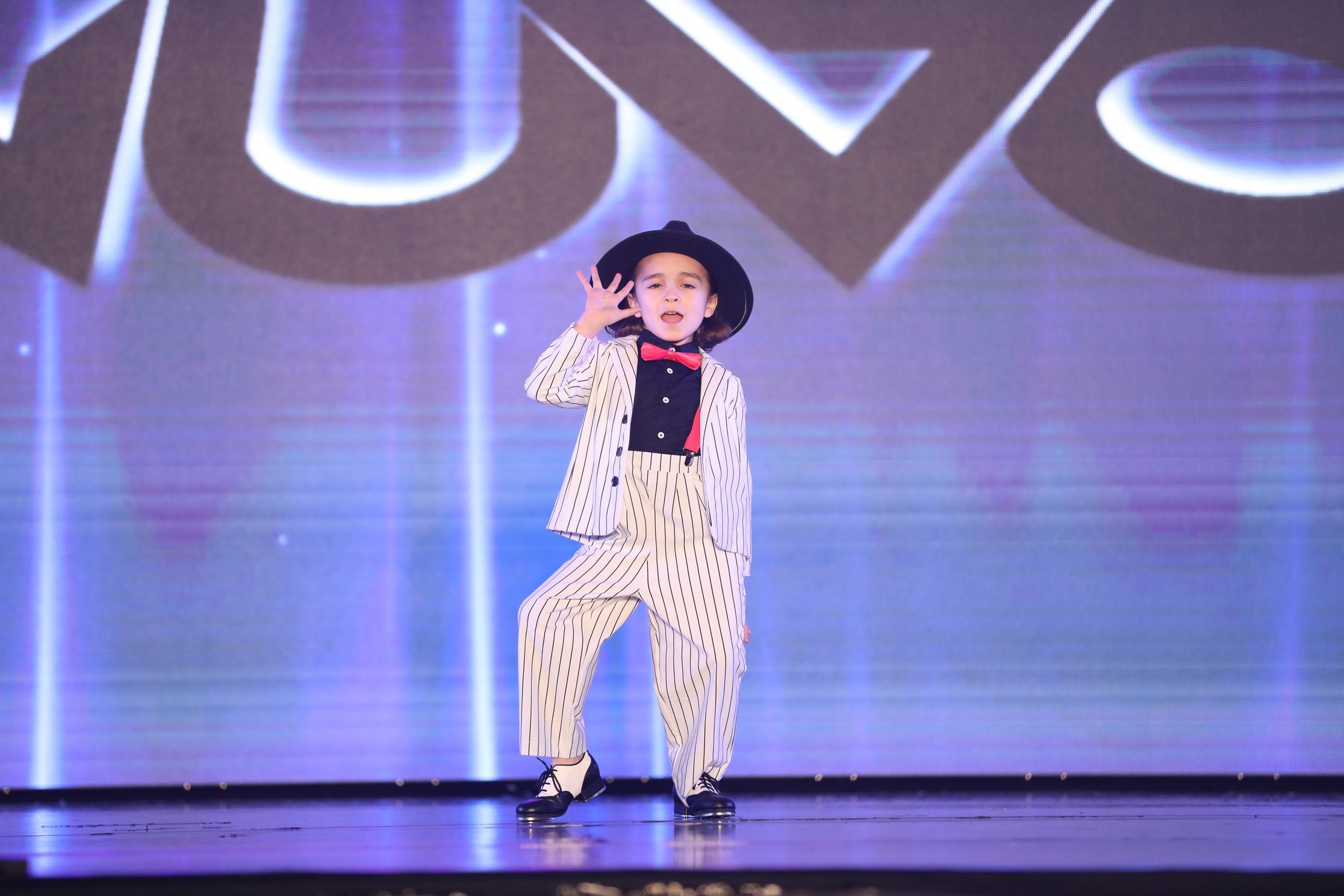 boy dancing onstage