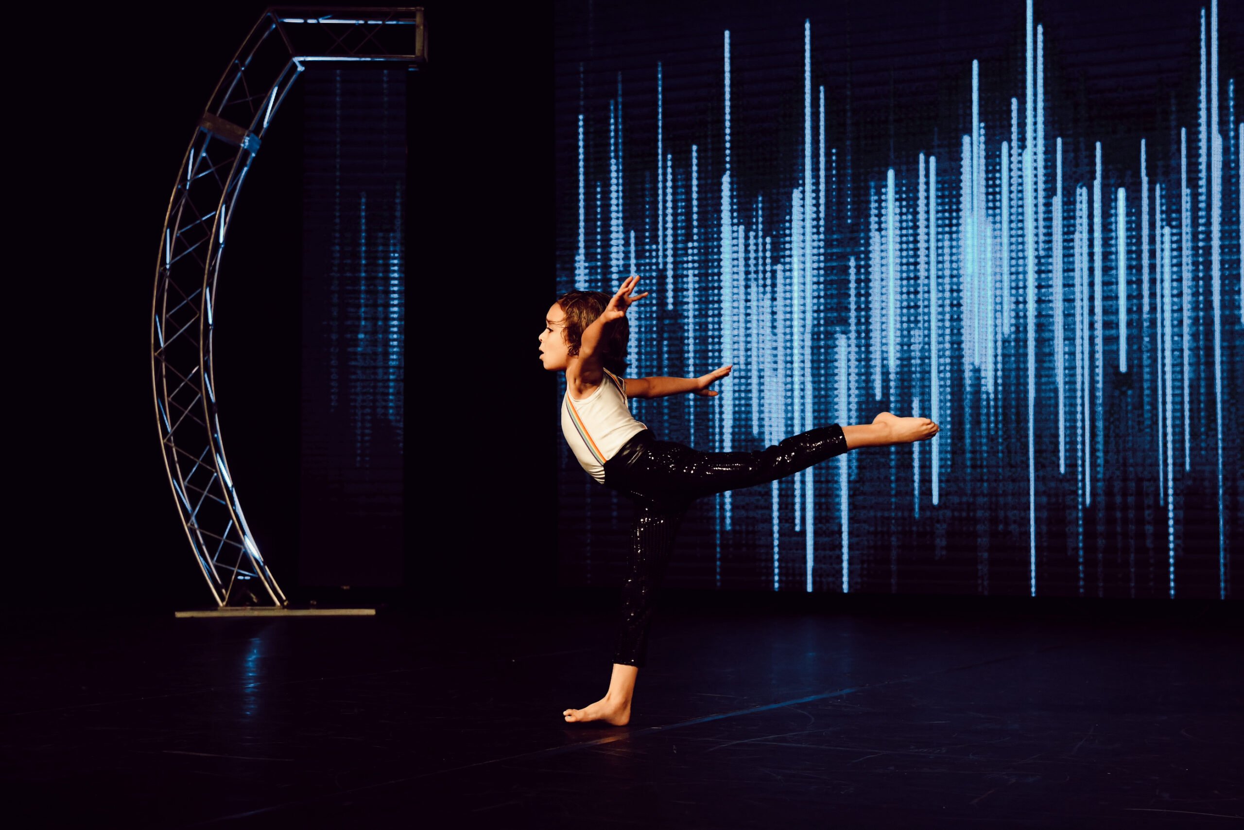 boy dancing on stage