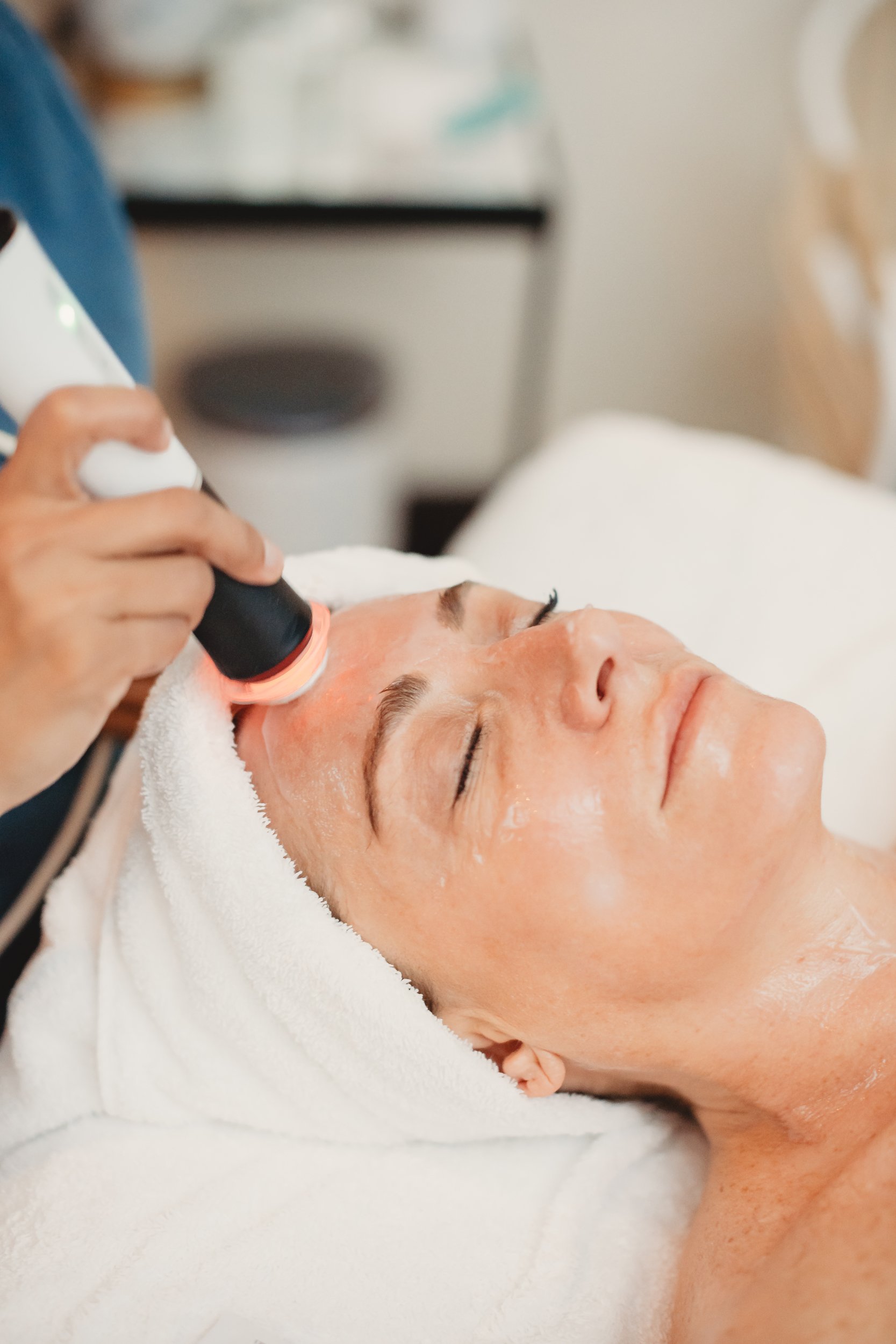 woman at the spa