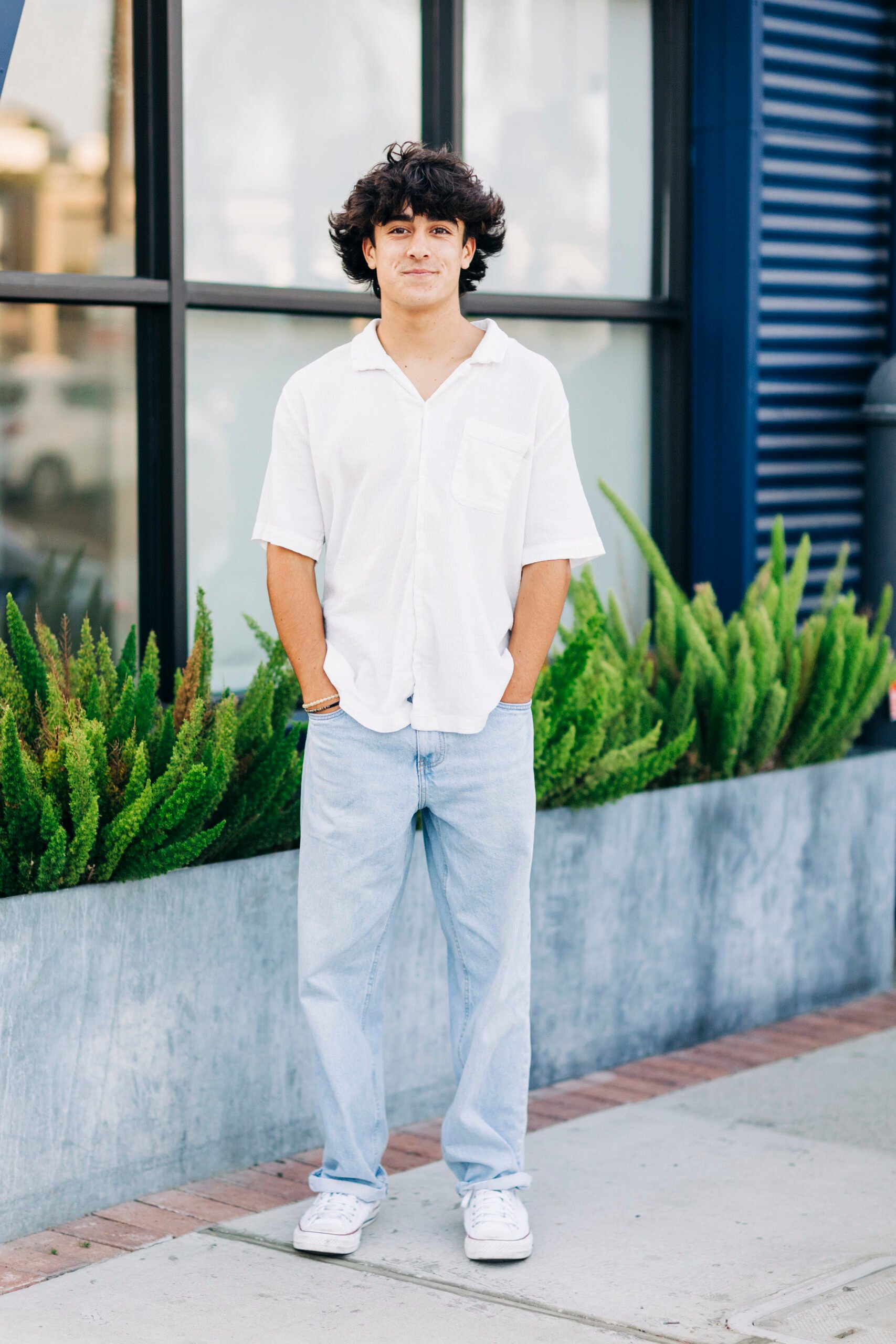 teen boy standing