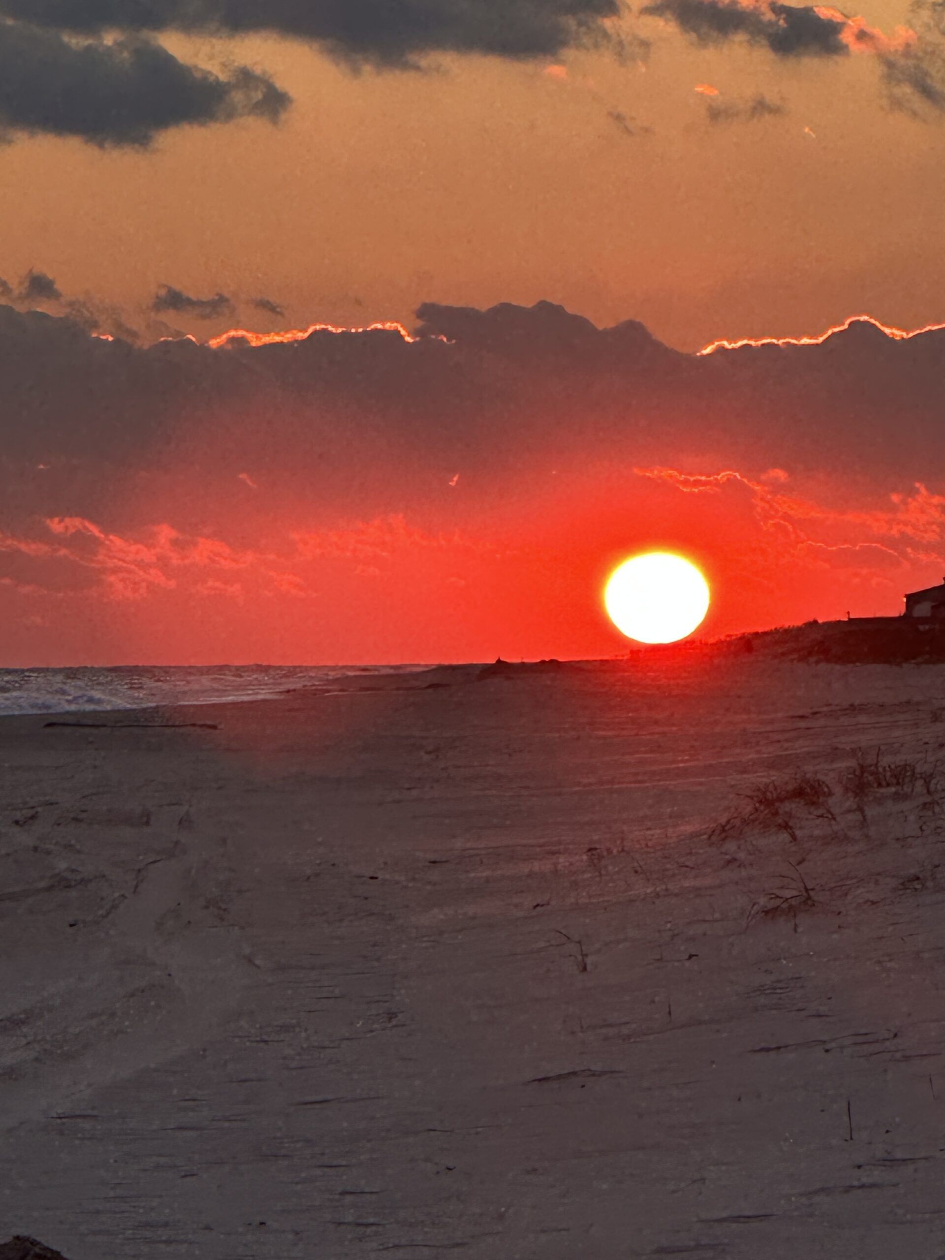 sunset in the hamptons