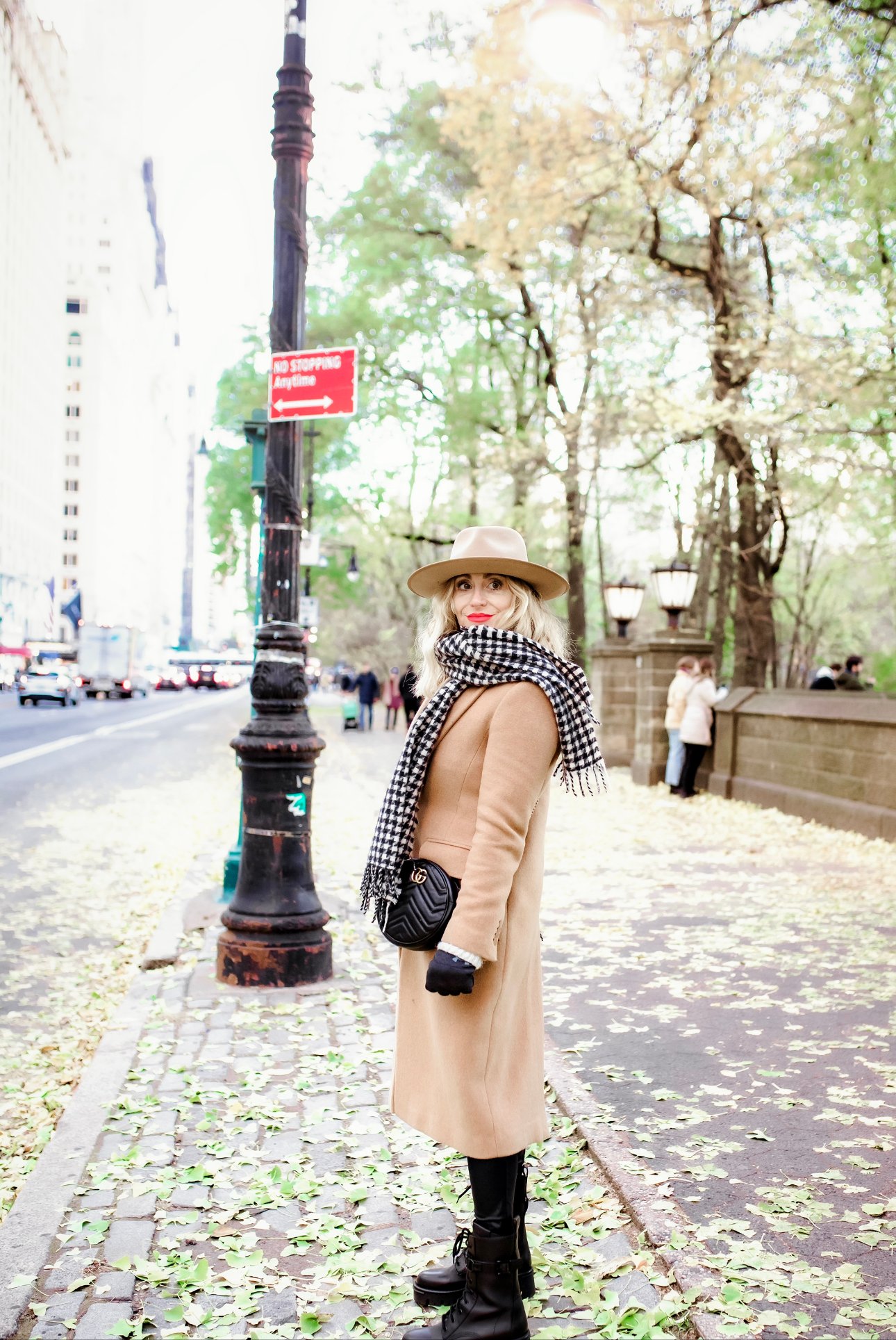 woman walking in nyc