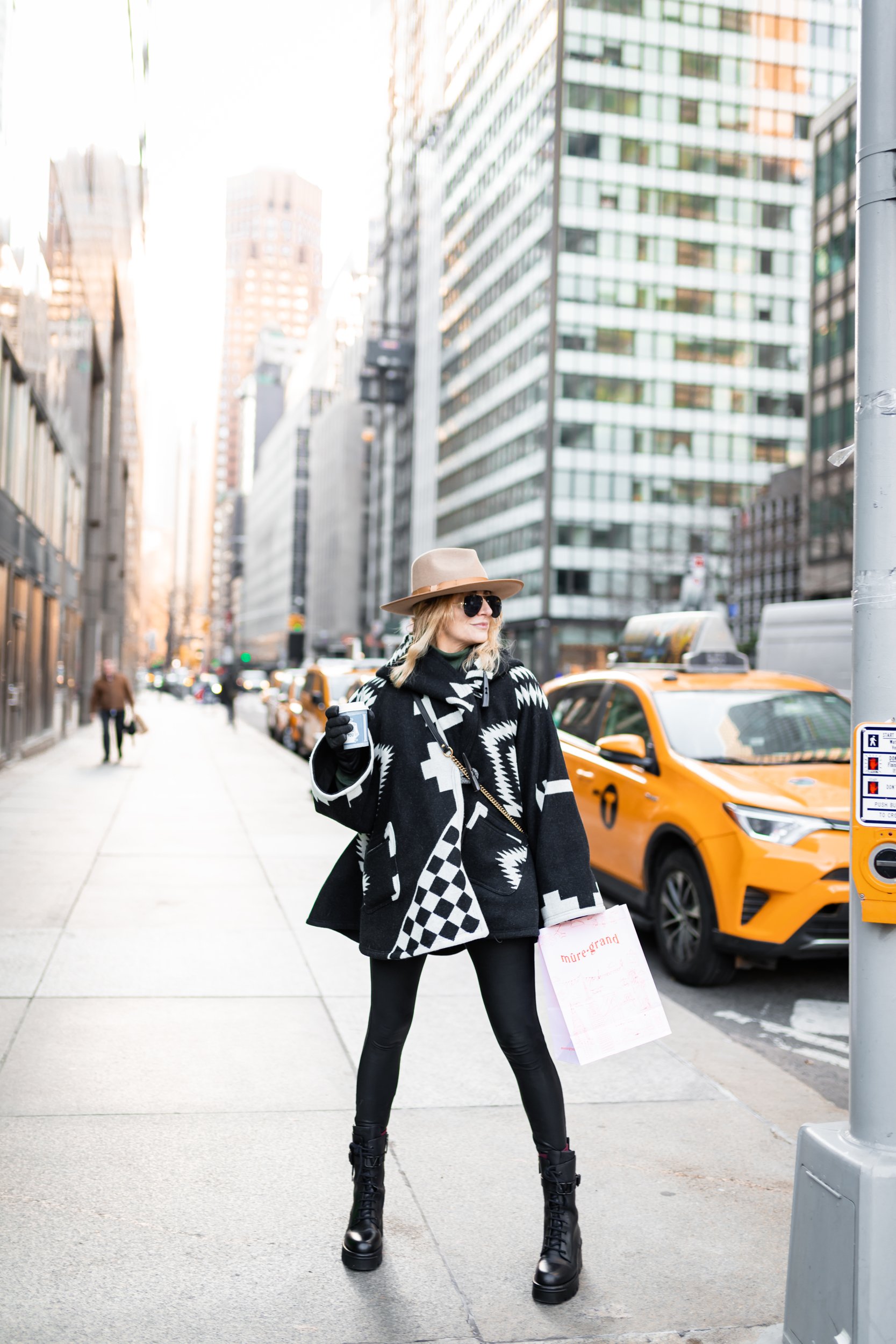 woman walking in nyc