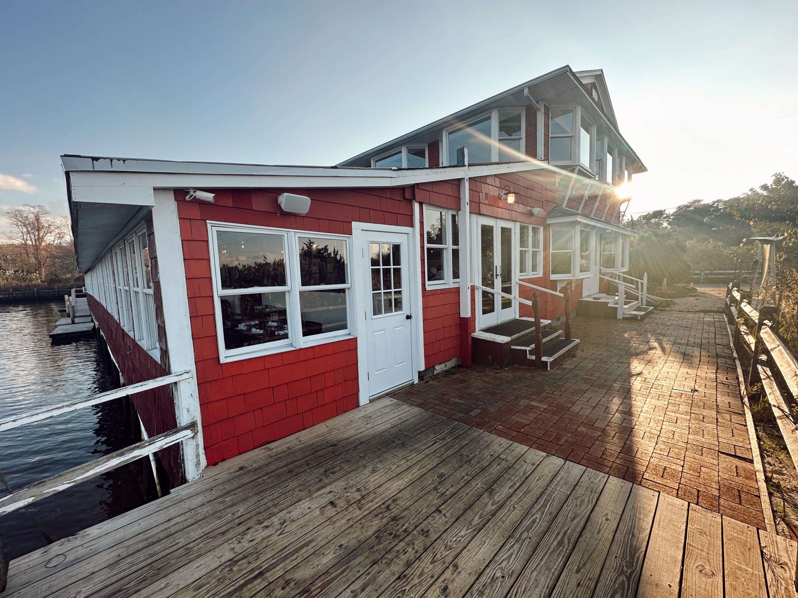 boat dock in hamptons