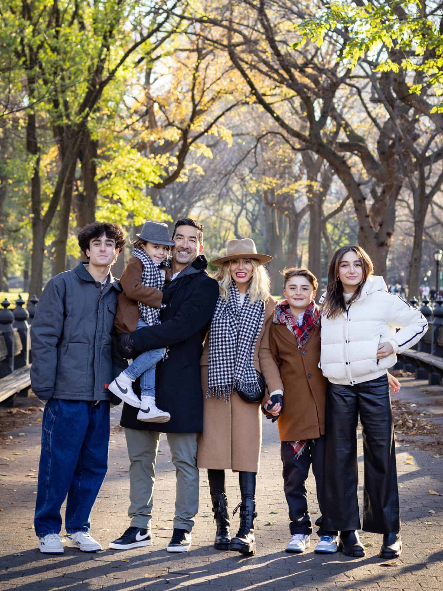 family in the park