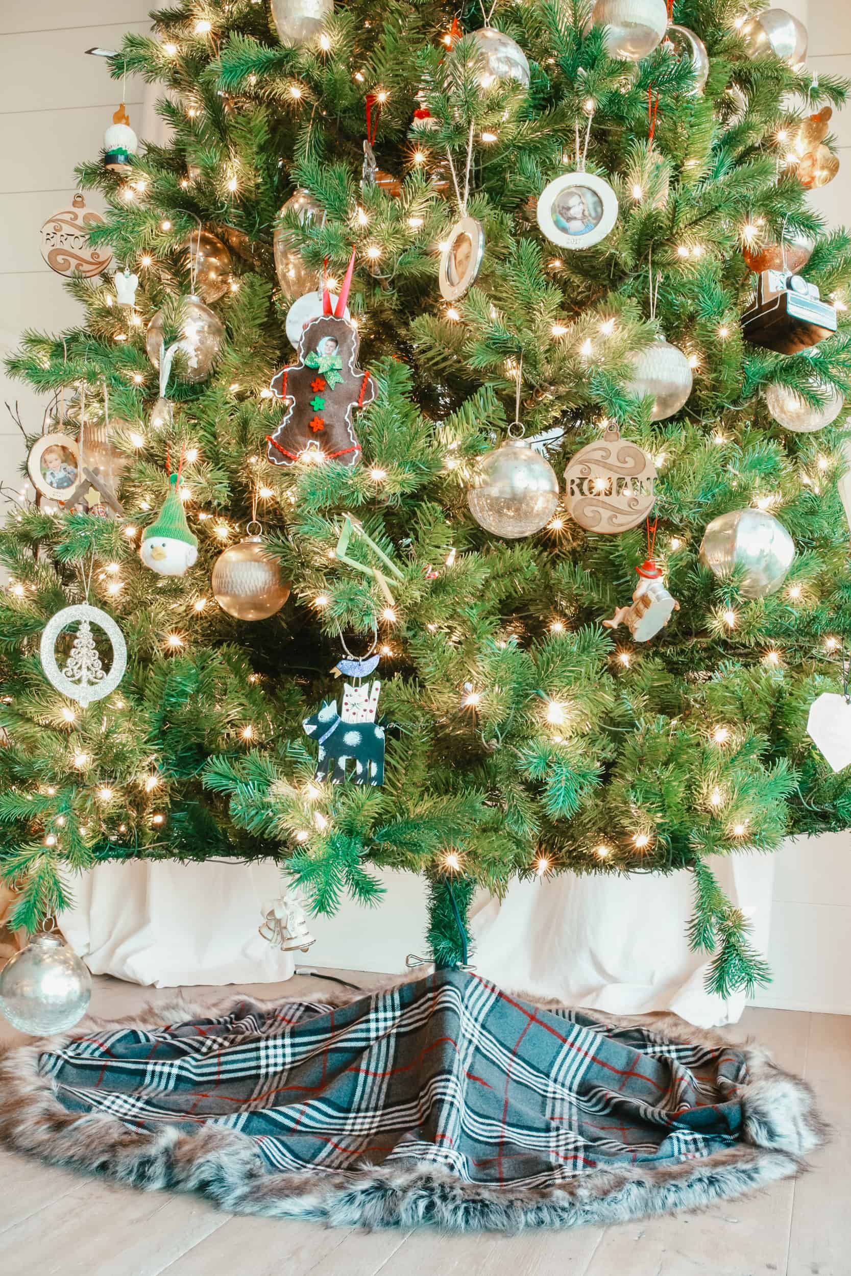 Christmas tree up close