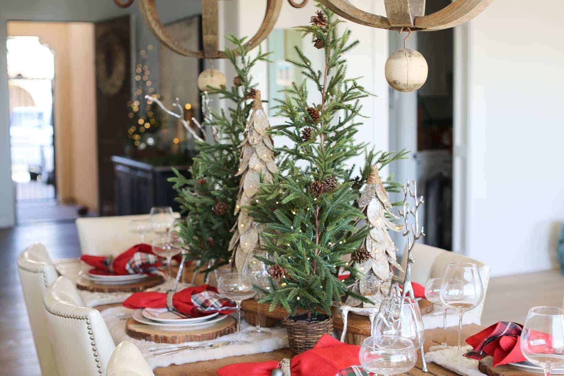 christmas table decorations