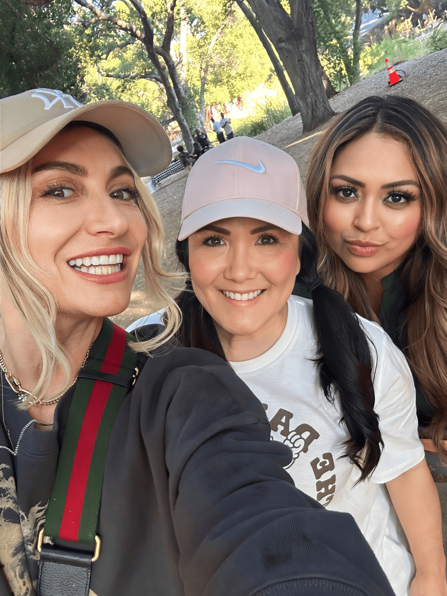 3 ladies standing together for a selfie